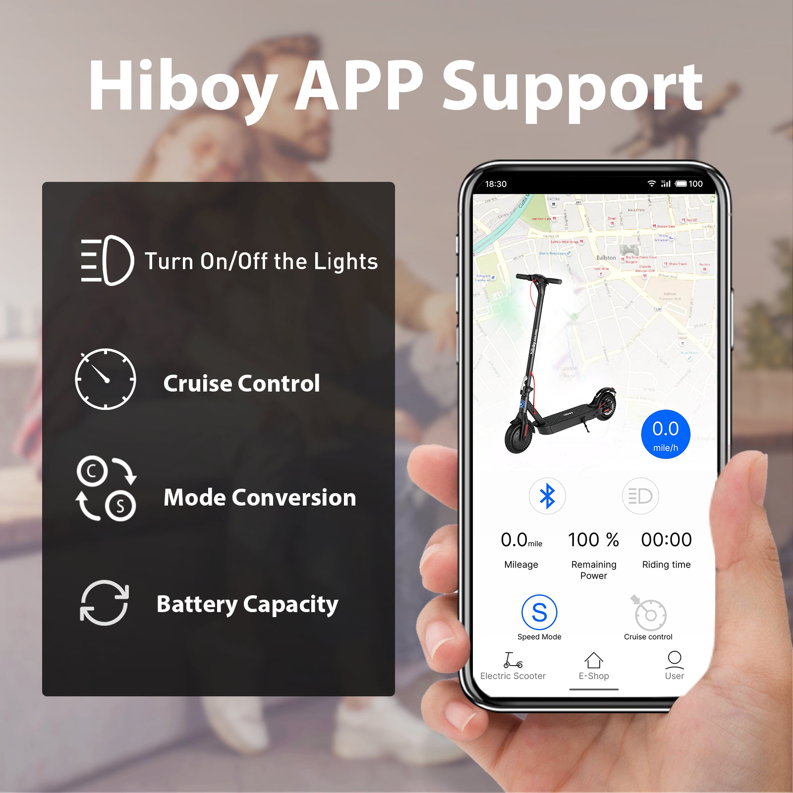 Refurbished Hiboy KS4 Pro Electric Scooter for Adults - 350W Motor, 18.6 MPH, 17 Mile Range - Perfect for Commuting & Urban Travel