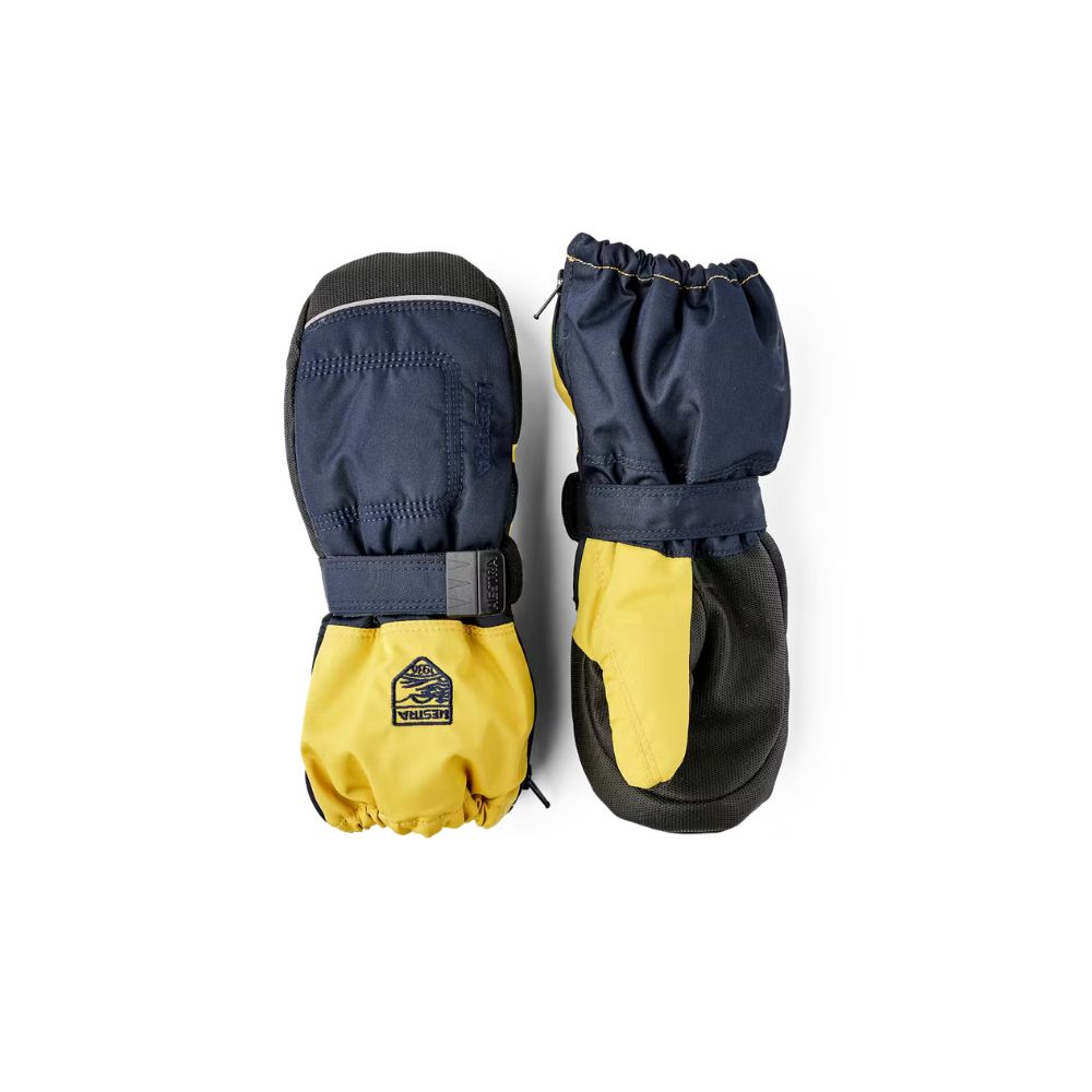 Hestra Baby Long Zip Mittens - Warm Waterproof Winter Gloves for Toddlers & Infants - Perfect for Snow Play, Outdoor Adventures & Cold Weather Protection