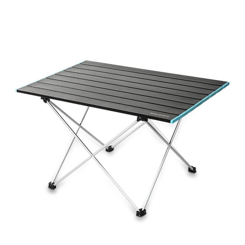 FSLLOVE Portable Camping Table and Chair Set - Lightweight Aluminum Alloy Folding Picnic Table for Outdoor, Camping, Fishing, Hiking & Road Trips (41x35x29cm) - Compact & Easy to Carry for Beach, BBQ, Tailgating & Backyard Gatherings