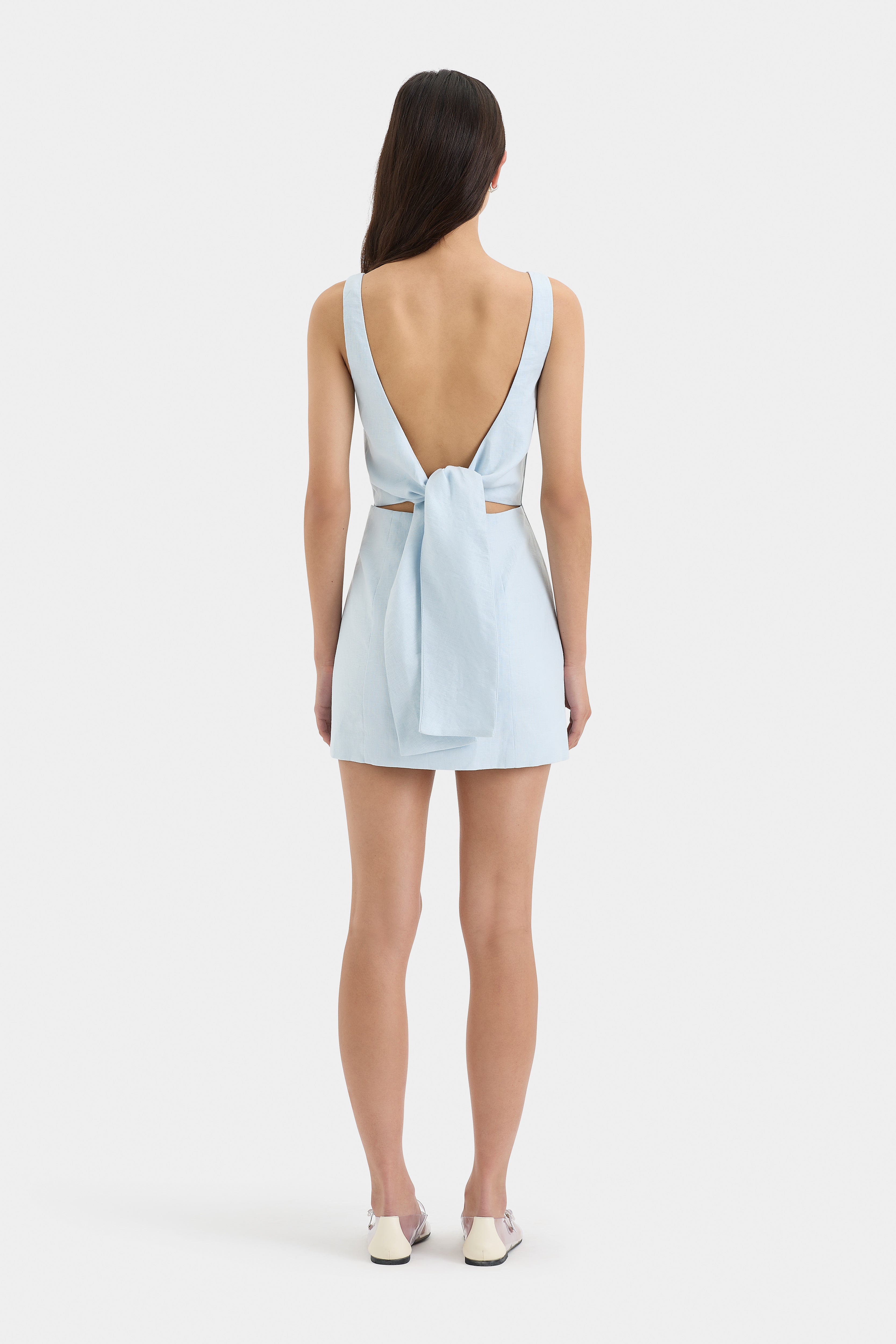 Elegant Floral Print Iris Tie Mini Dress for Women - Perfect for Summer Parties, Dates & Casual Outings