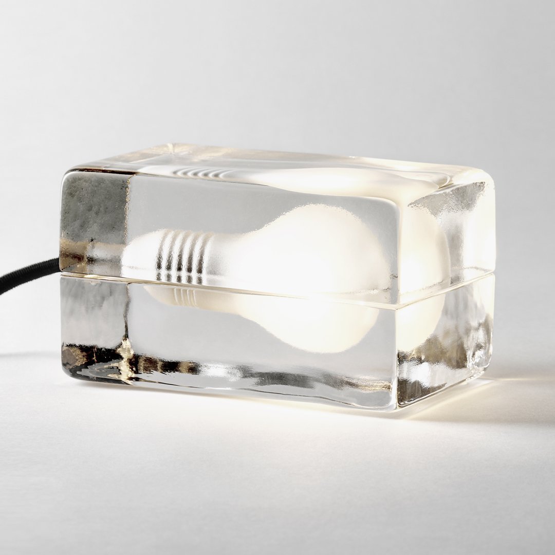 Koskinen Block Lamp - Modern Wall Lamps for Home & Office - Scandinavian Design from Stockholm - Perfect for Living Room, Bedroom & Workspace Lighting