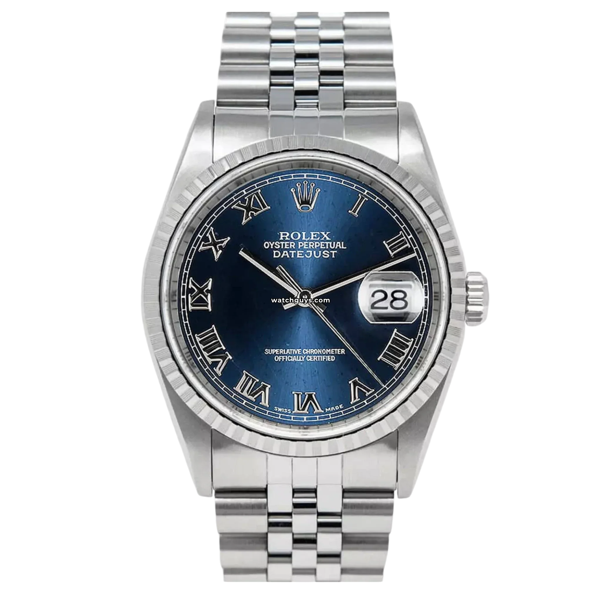 Rolex Datejust 16234 Men's Watch - 36mm Stainless Steel, Blue Dial, Automatic Movement - Perfect for Business, Formal Events & Luxury Gifts