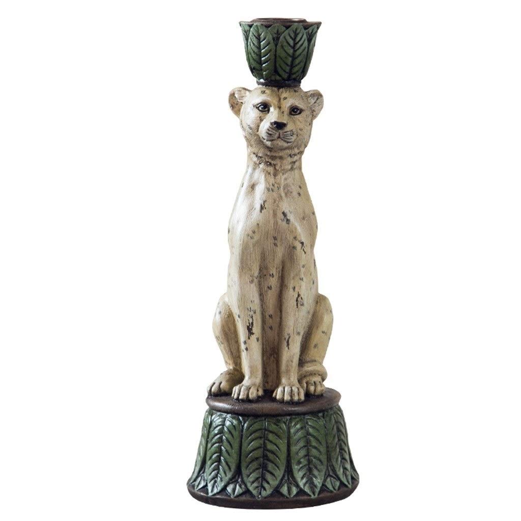 Elegant Resin Animal Candle Holder - Vintage Oil Lamp Candlestick for Home Decor, Wedding Centerpiece & Tabletop Decoration - Perfect for Romantic Dinners, Parties & Cozy Ambiance