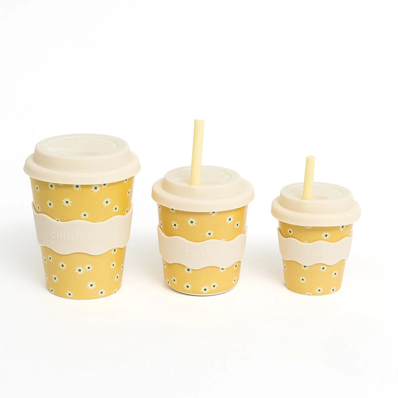 Yellow Daisy Coffee Mug for Adults - 350ml Insulated Ceramic Cup - Perfect for Home, Office & Gifts