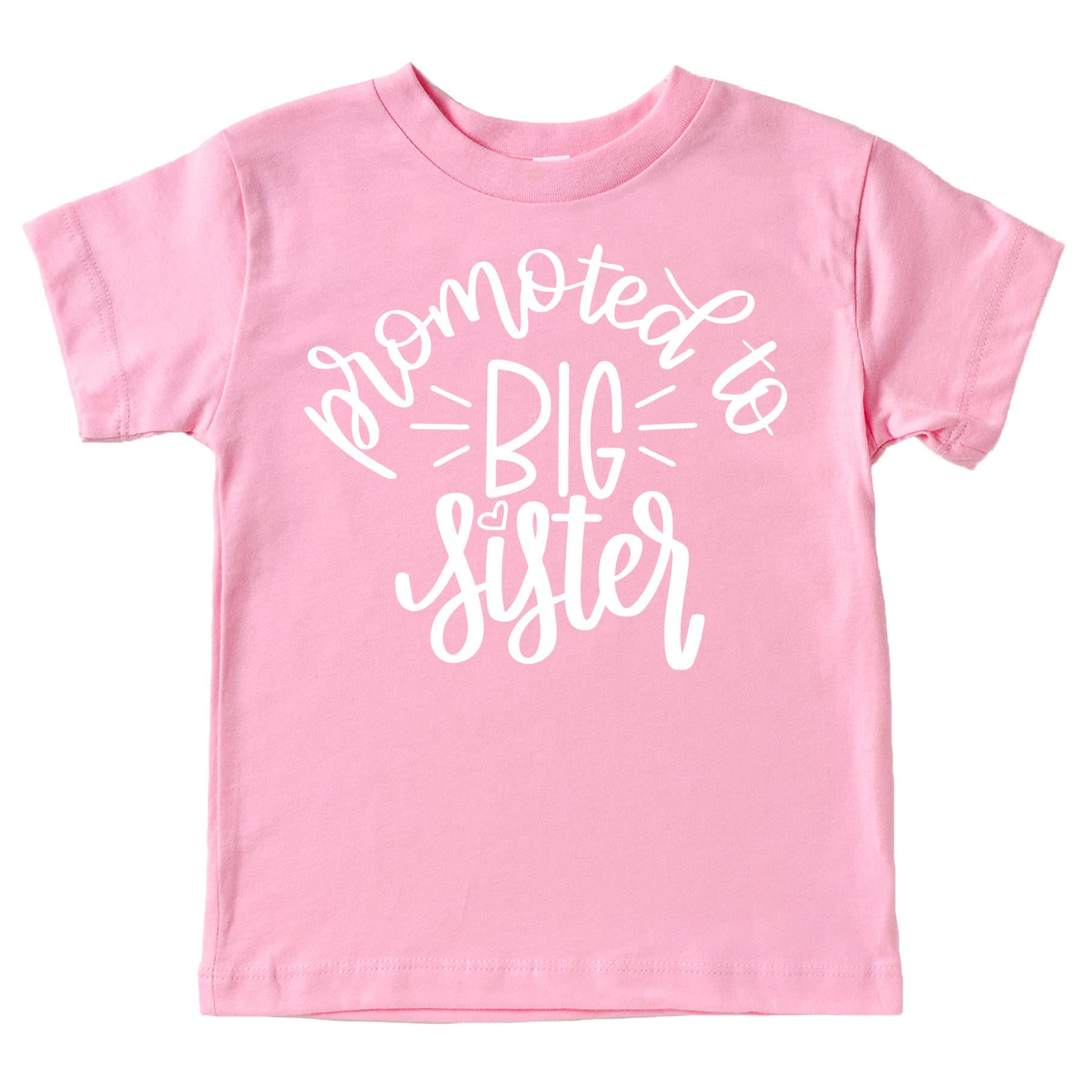 Olive Loves Apple Big Sister Announcement T-Shirt - Cute Sibling Outfit for Baby & Toddler Girls | Gender Reveal, Newborn Photo Shoot, Family Matching Outfits