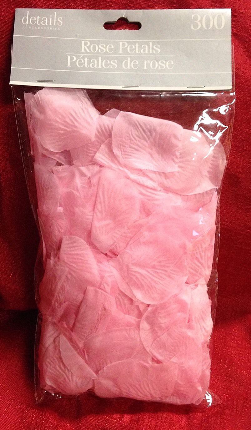 (2 Pack) 300 Count Artificial Rose Petals - Precious Pink for Wedding Decor, Romantic Scatter, Table Centerpieces & Photo Backdrops