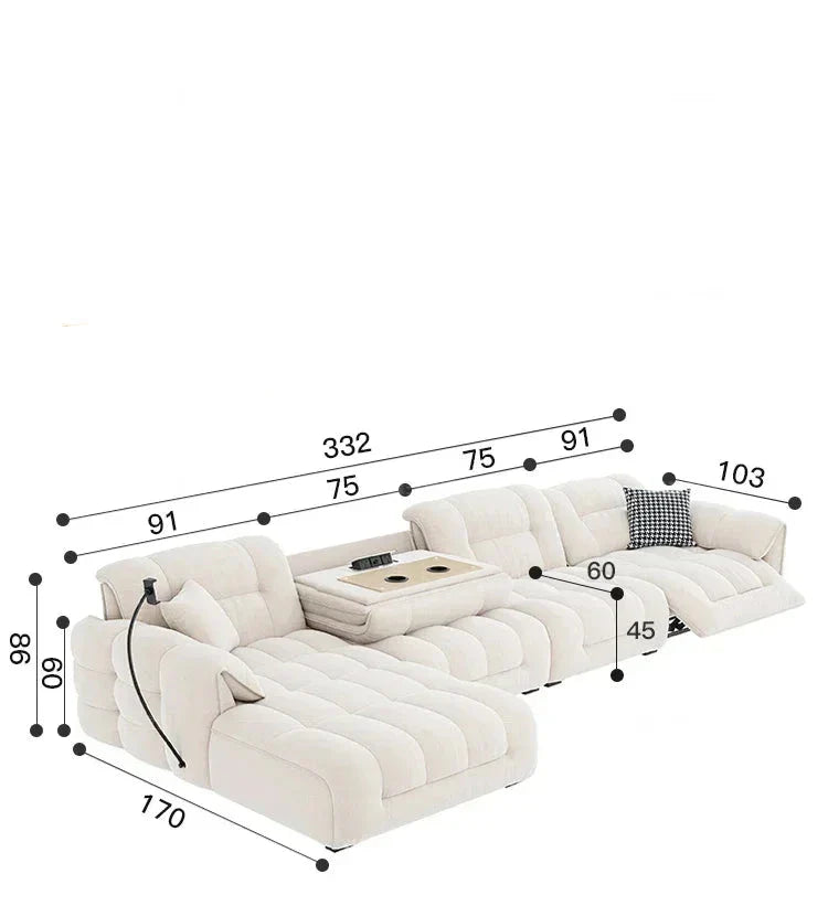Luxury Electric Recliner Sofa Set - Premium Comfort, Stylish Design & Remote Control for Living Room, Home Theater & Lounge Spaces