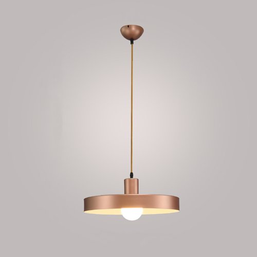 Modern Farmhouse Chandelier - Minimalist Wrought Iron Ceiling Light Fixture in Rose Gold for Bedroom, Living Room & Dining Room | Elegant Pendant Lighting for Home Decor