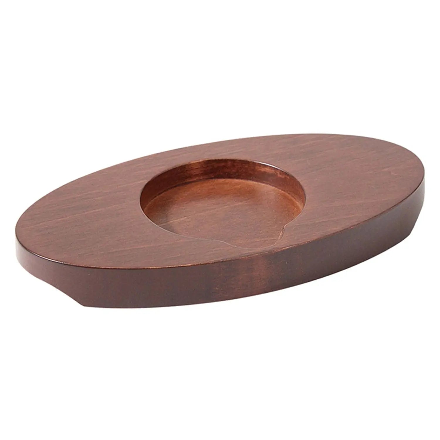 Premium EBM Oval Wooden Base for Grilling Stone - Durable & Heat-Resistant Serving Plank for Steak, Pizza & Cheese Boards - Perfect for BBQ, Camping & Outdoor Dining