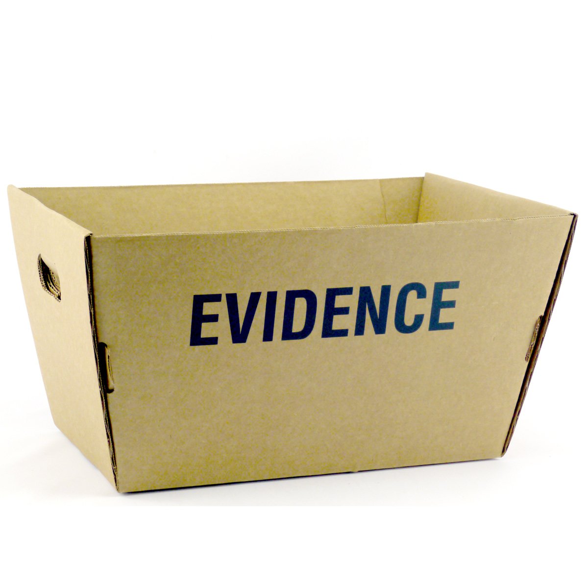 Crime Scene Evidence Bin with 3 Sizes of Paper Evidence Bags - Police & Forensic Supplies for Crime Scene Investigation, Film Production & Training Scenarios