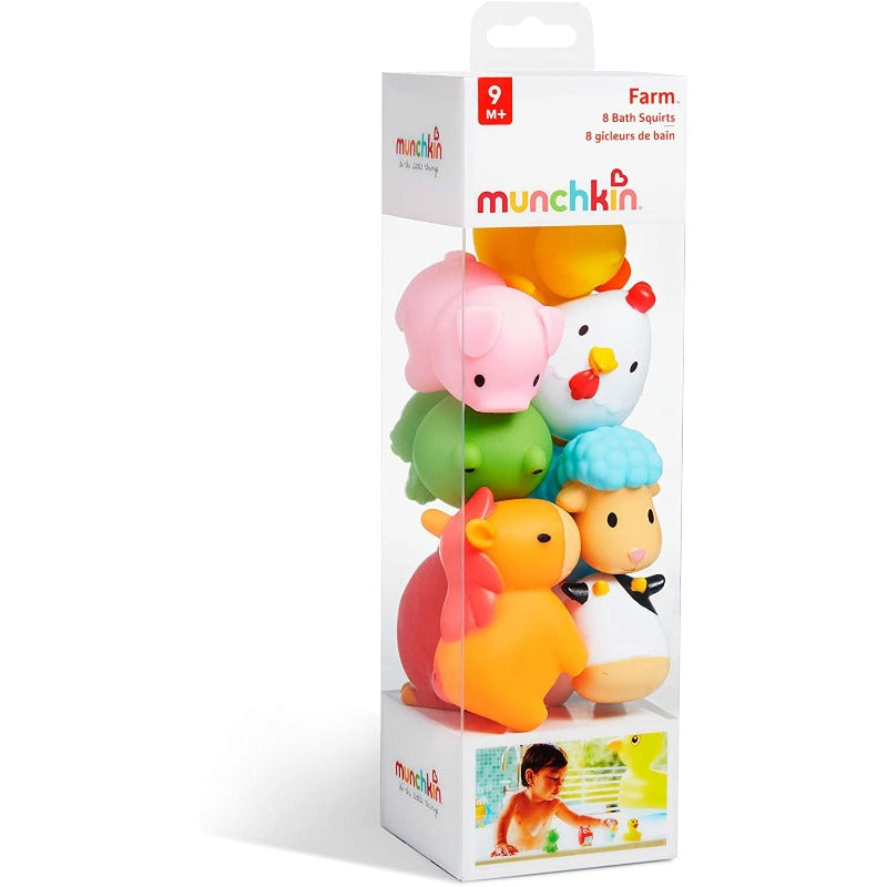 Squirtin Farmyard Friends Bath Toys for Kids - Fun Animal Water Play Set for Toddlers & Babies - Perfect for Bathtime, Pool, and Outdoor Water Activities