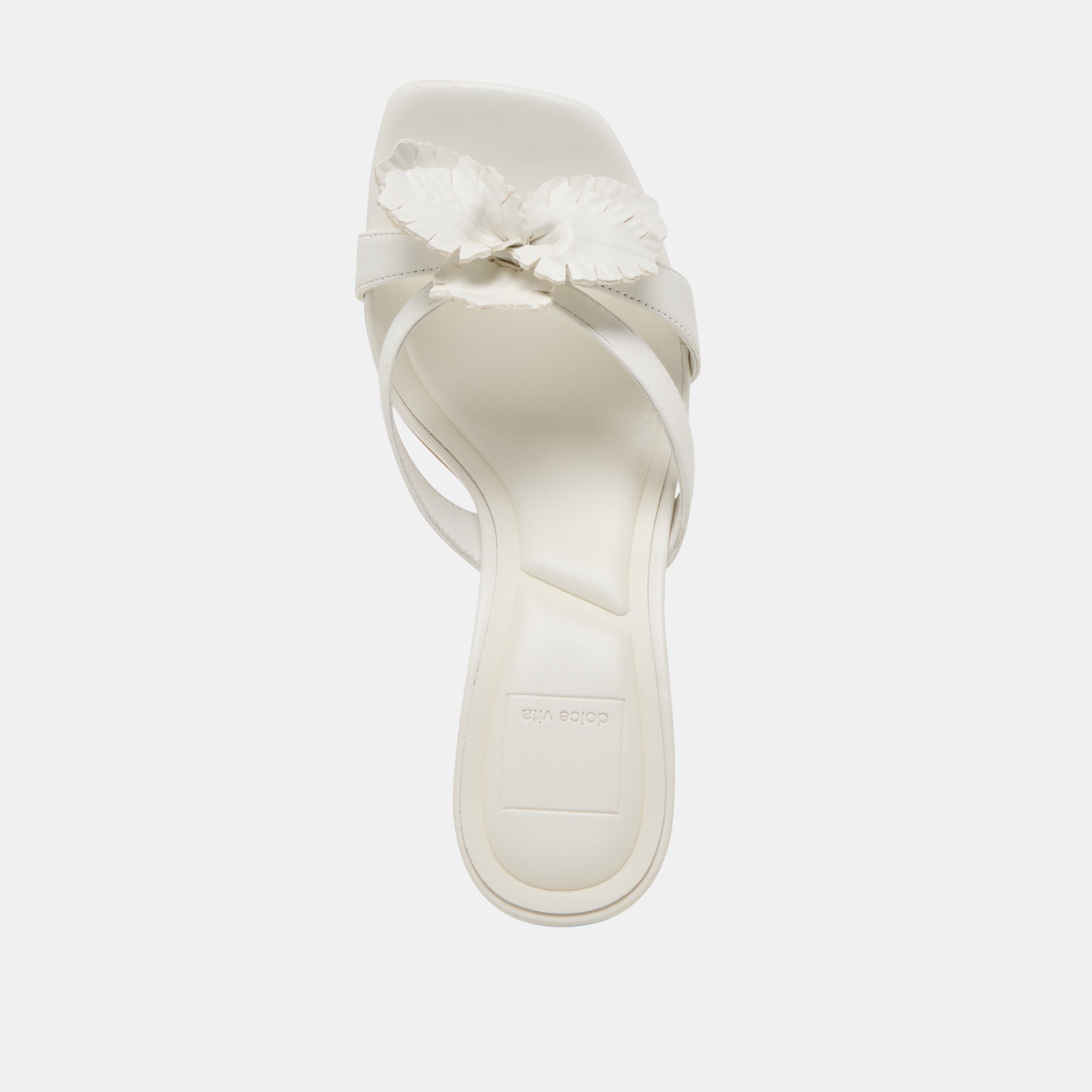 NIKIL Women's White Leather High Heels - Elegant Dress Shoes for Parties, Weddings & Formal Events