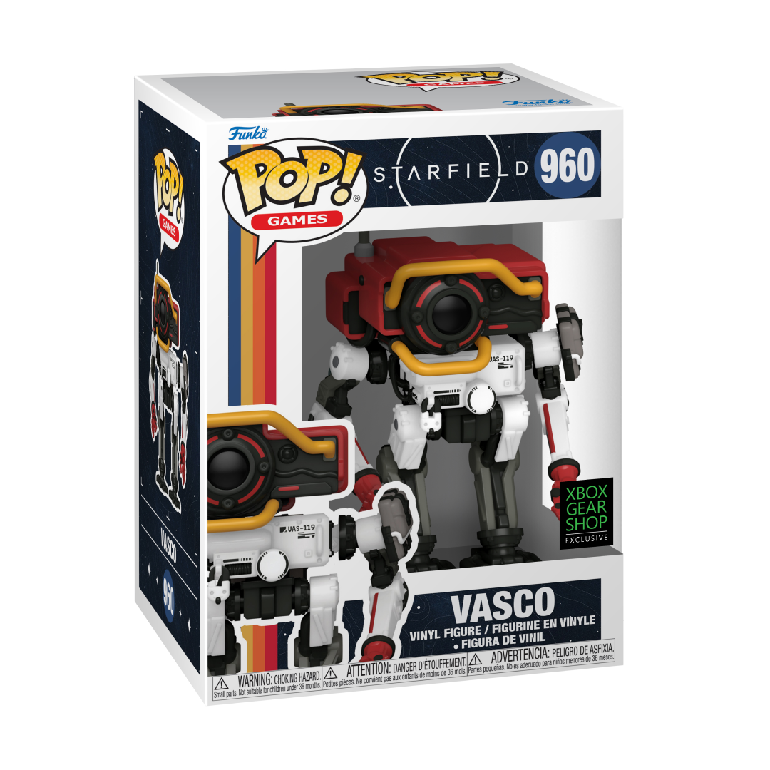Starfield Vasco Funko POP! Vinyl Figure - Xbox Gear Shop Exclusive Collectible for Gamers & Sci-Fi Fans - Perfect for Display, Gifts & Gaming Room Decor