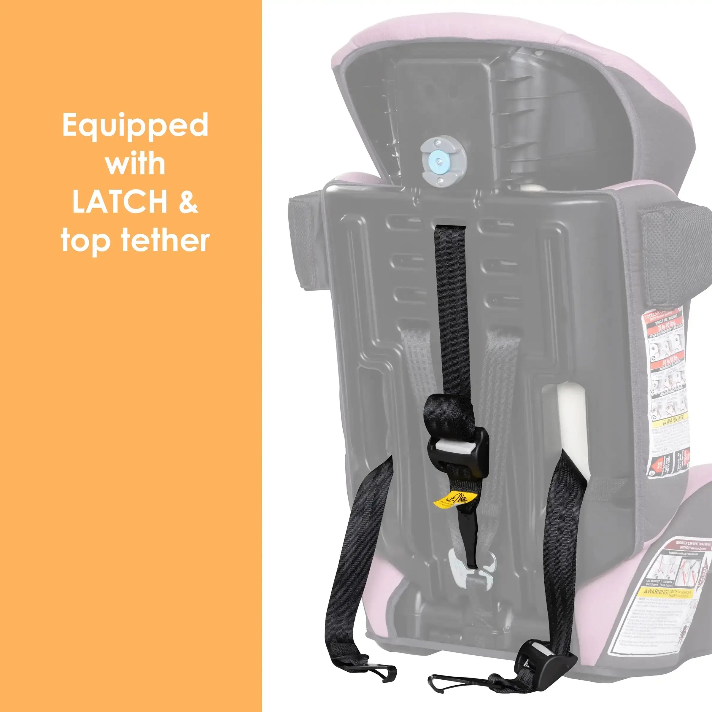 Hybrid™ SI 3-in-1 Convertible Car Seat with Side Impact Protection - Desert Rose (Walmart Exclusive) | Safe for Infants, Toddlers & Big Kids | Perfect for Road Trips & Daily Commutes