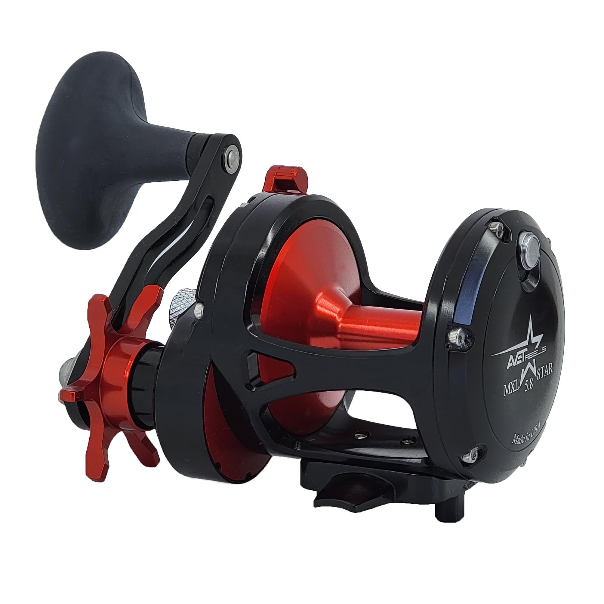 Avet MXL 5.8 Single Speed Star Drag Fishing Reel - Saltwater & Freshwater Fishing Gear for Offshore, Inshore, and Big Game Angling