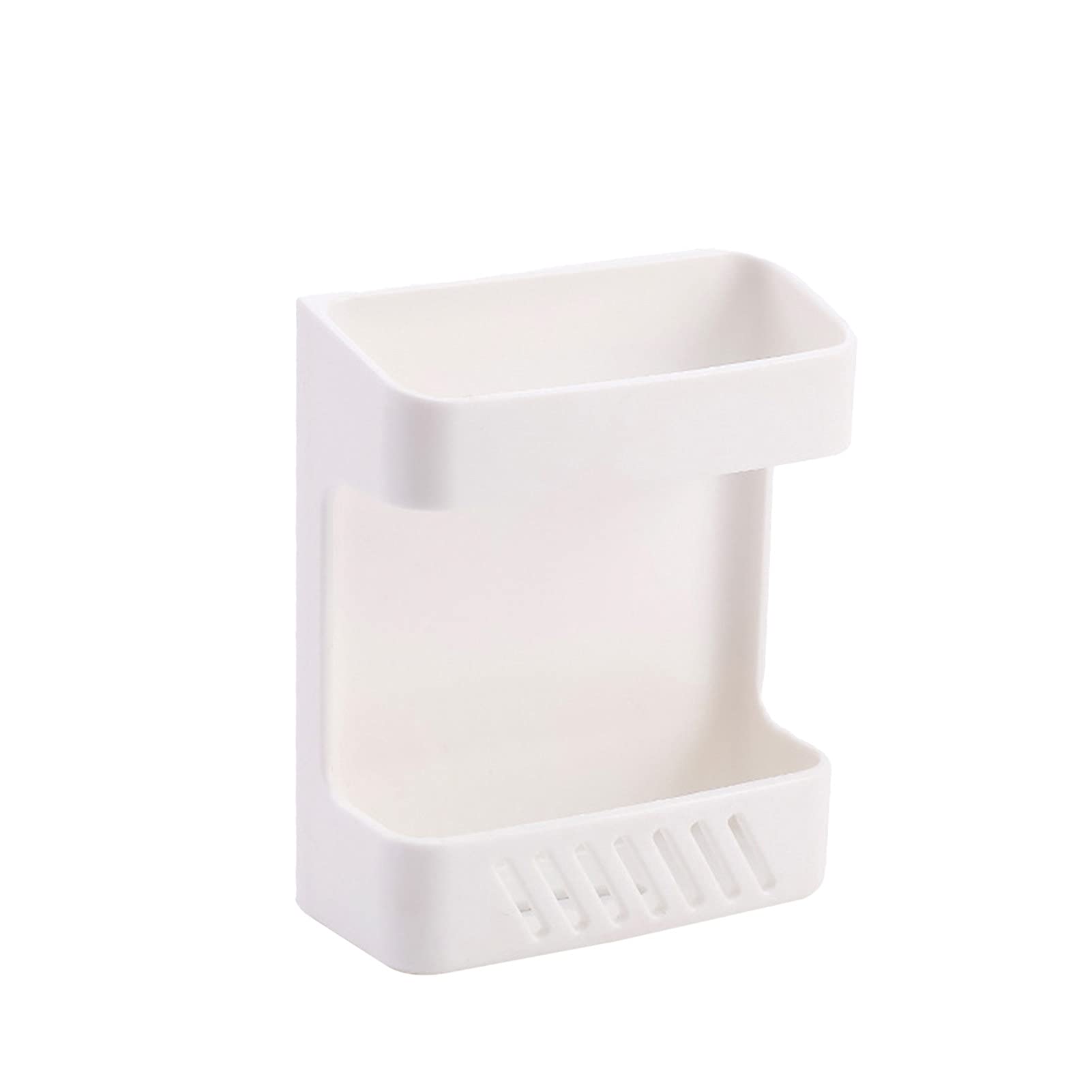 Wall Mount Phone Charger Holder - Bedroom Organizer for Smartphones & Remotes