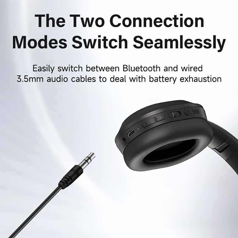 Nokia E1200ANC Wireless Headphones with Active Noise Cancelling - Perfect for Travel, Work & Gym Use