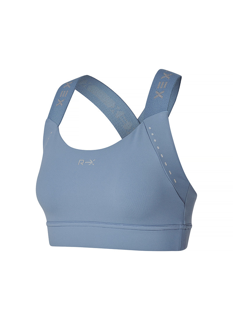 RX Black Label 360N Reflective Bra Top - High Visibility Sports Bra for Running, Cycling & Workouts - Moisture-Wicking & Breathable Activewear for Women