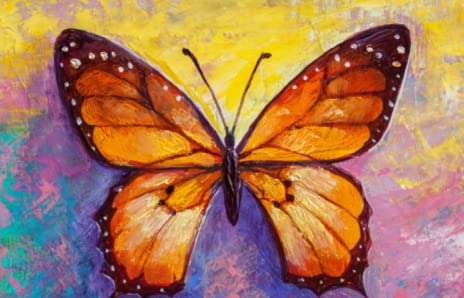 500-Piece Wooden Jigsaw Puzzle for Adults & Kids - Beautiful Colorful Butterfly Design, Challenging Brain Teaser Game for Active Thinking, Fun Party Entertainment & Unique Gift Idea for Puzzle Lovers - Perfect for Family Game Nights, Birthday Parties & Stress Relief Activities