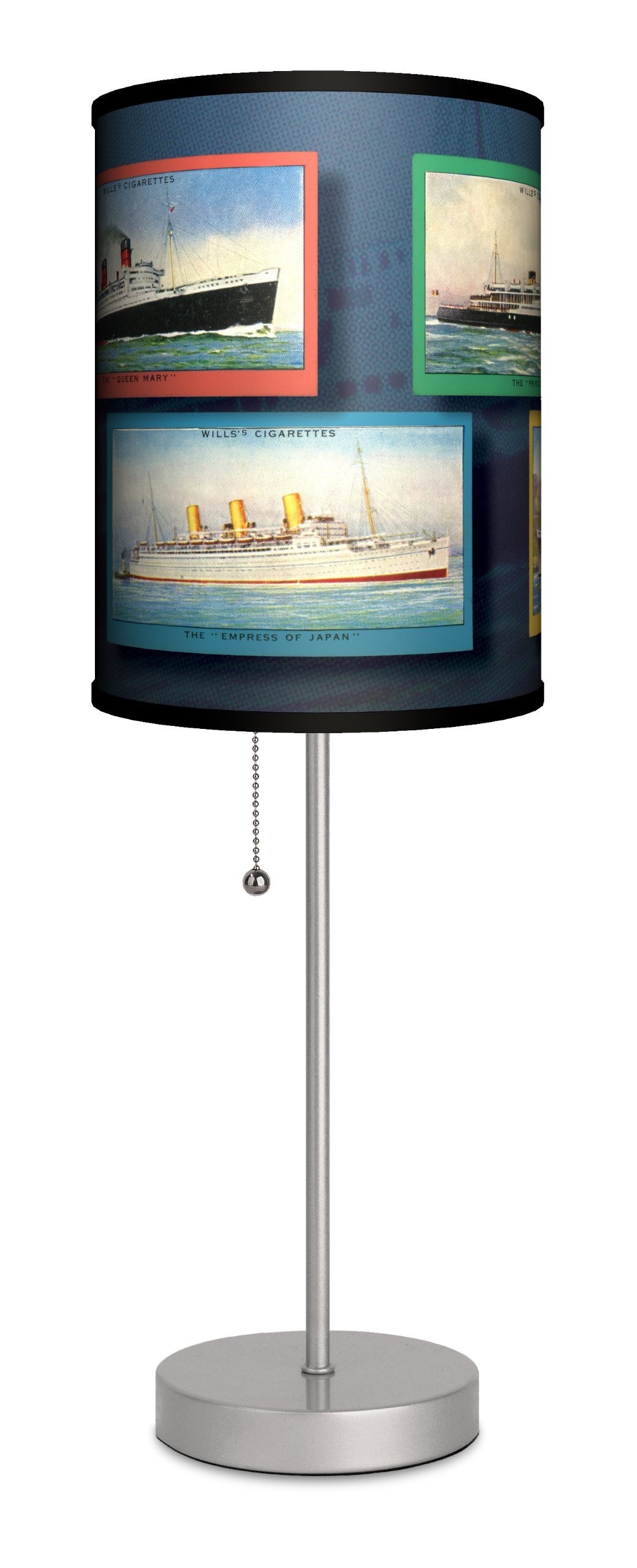Vintage Nautical Ship Table Lamp - Classic Home Decor for Living Room, Bedroom & Office Desk - Perfect Gift for Sailors & Beach House Decor