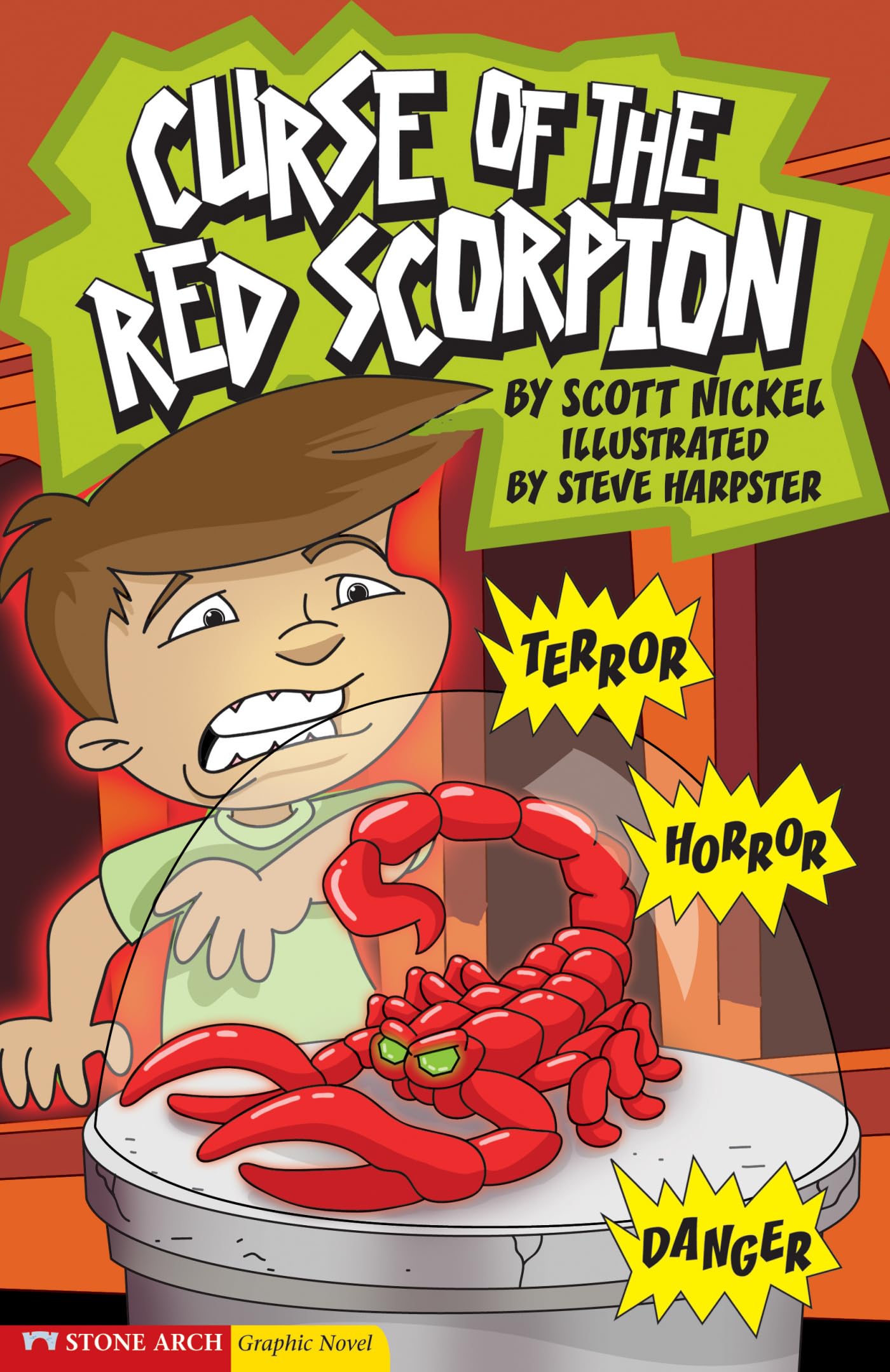 Curse of the Red Scorpion Graphic Novel - Horror Comic Book for Teens & Adults - Perfect for Halloween Reading & Comic Collectors