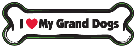 I Love My Gran Dogs Bone Magnet - Fun and Cute Refrigerator Magnet for Dog Lovers, Perfect for Kitchen Decor, Gifts for Pet Owners, and Adding Personality to Your Fridge