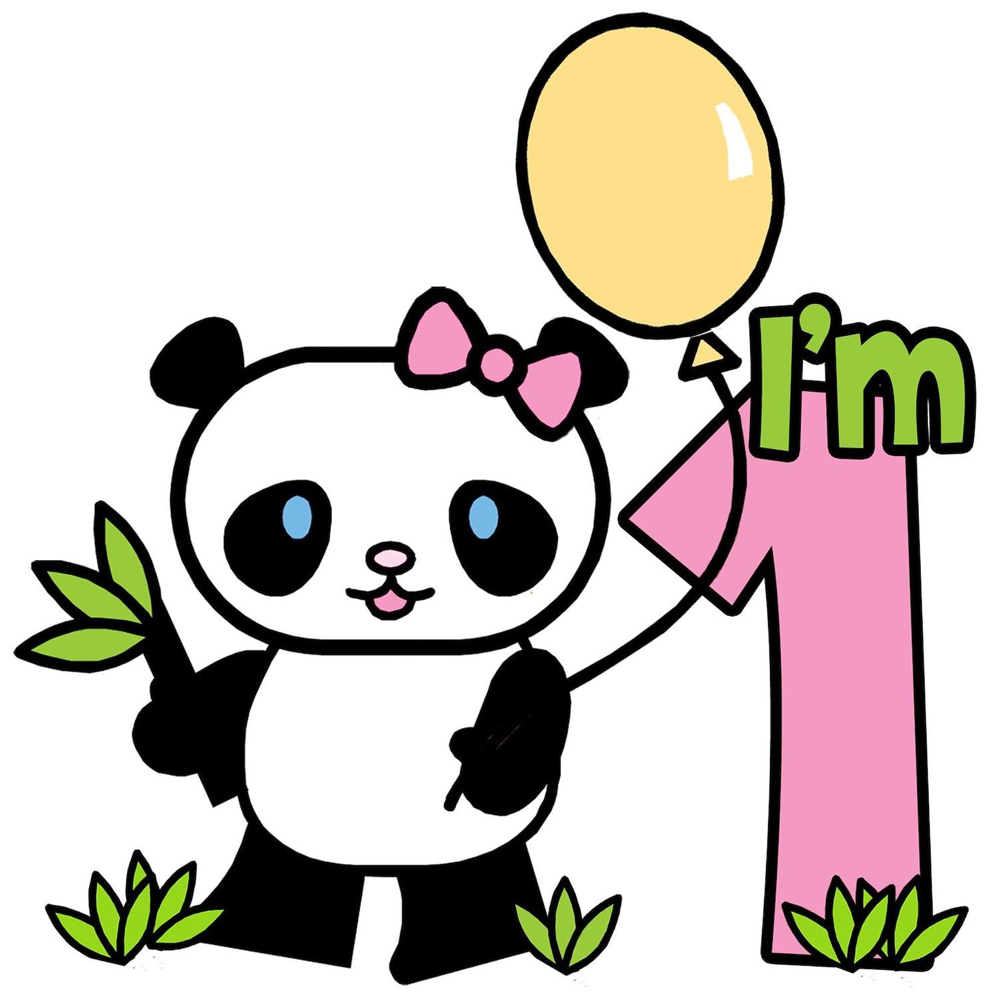 Lil' Panda Girl First Birthday Infant T-Shirt - Cute 100% Cotton Baby Graphic Tee for 1 Year Old Girls | Perfect for Birthday Parties & Photo Shoots