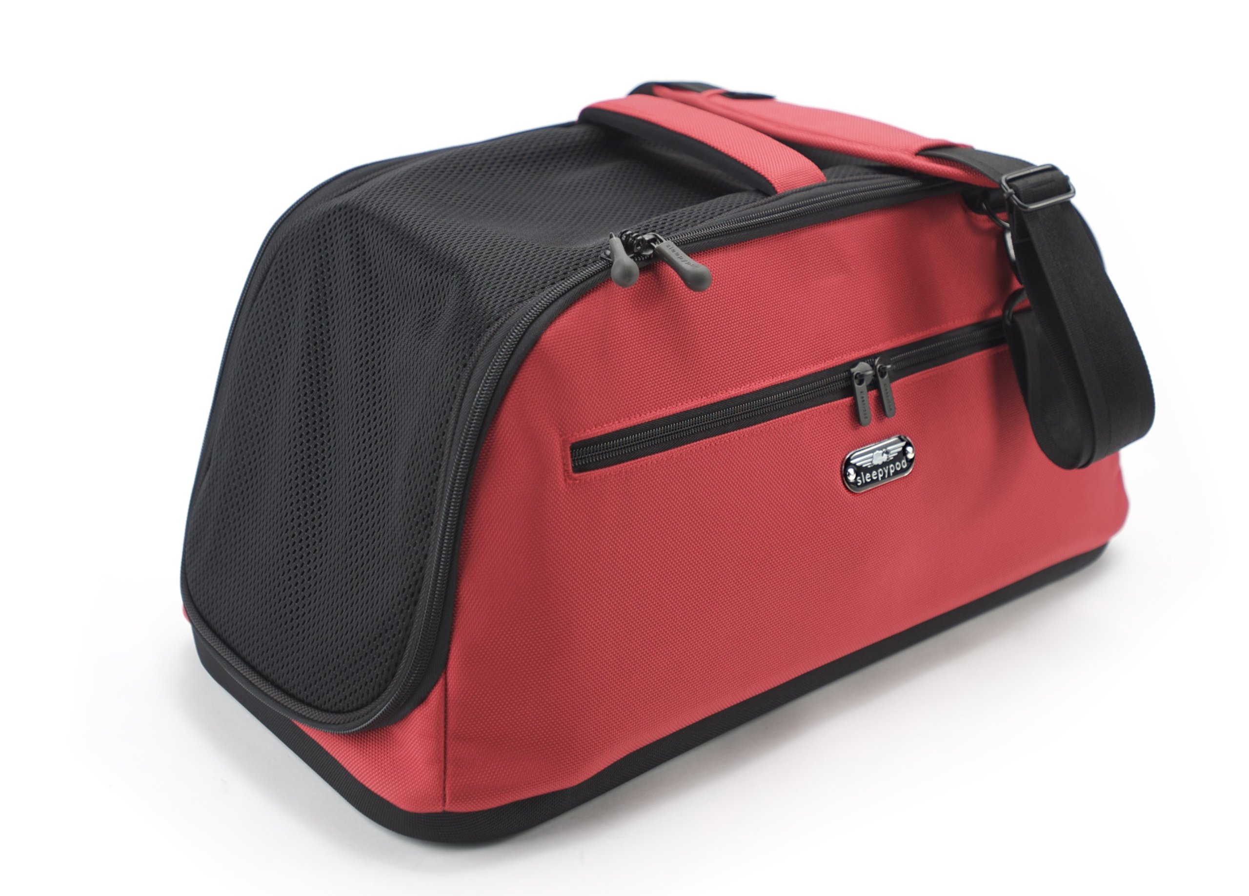 Sleepypod Air In-Cabin Approved Pet Carrier for Dogs & Cats - Lightweight & Durable Strawberry Red Travel Carrier for Airplane, Car & Outdoor Adventures