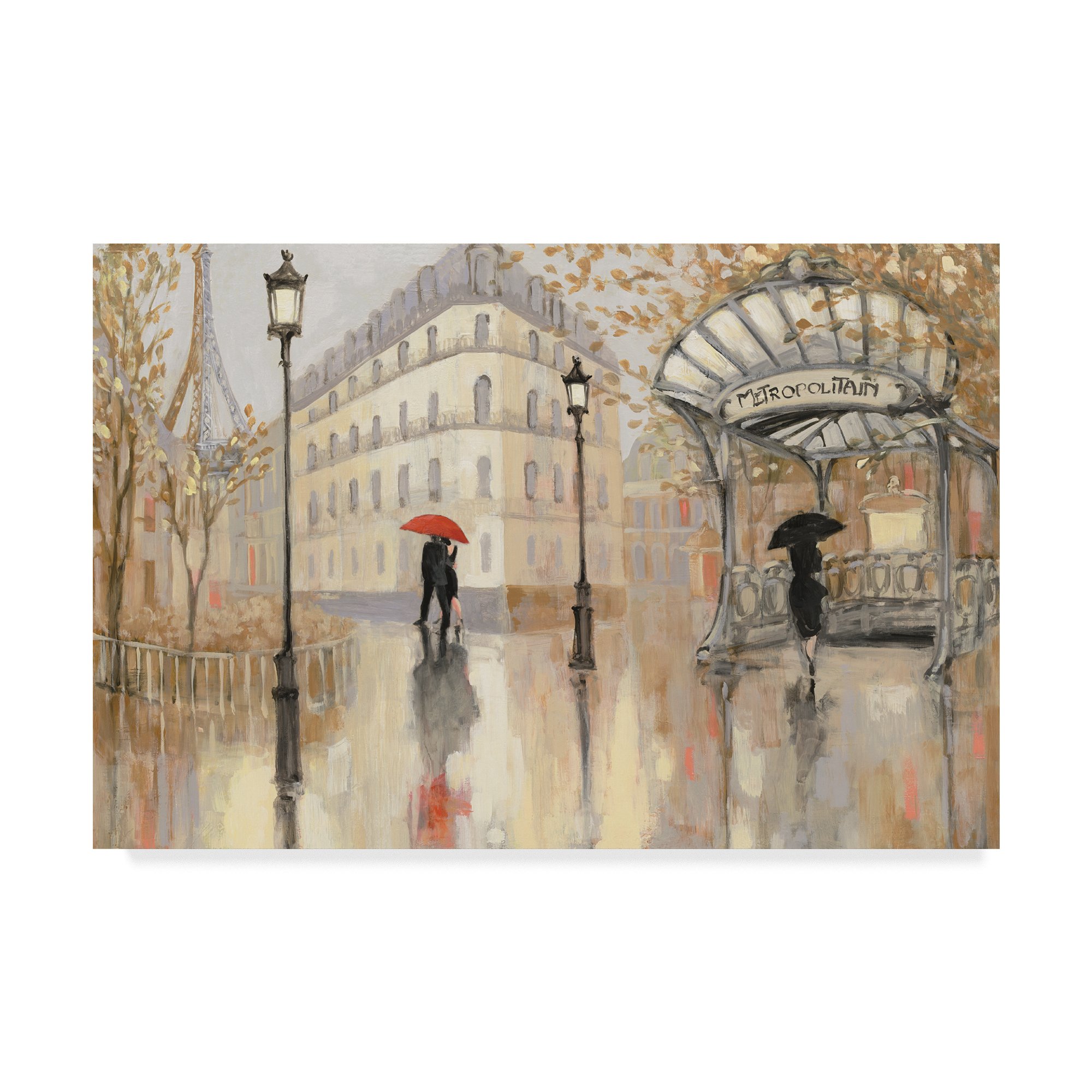 Trademark Fine Art Julia Purinton Multicolor Canvas Wall Art - Perfect for Living Room, Bedroom & Office Decor