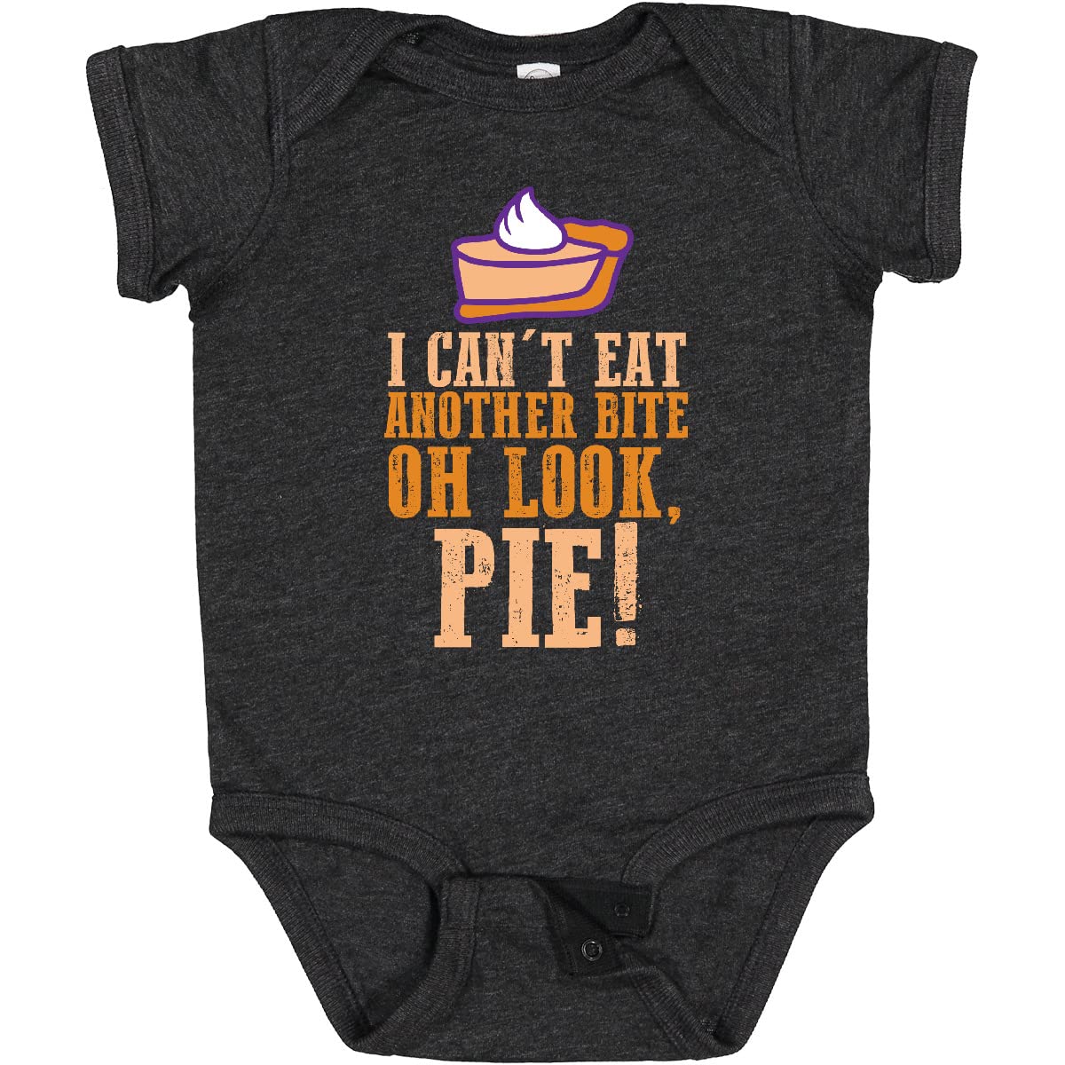 Inktastic Thanksgiving Pumpkin Pie Joke Baby Bodysuit - Cute Holiday Outfit for Infants & Toddlers - Perfect for Family Gatherings & Photo Shoots