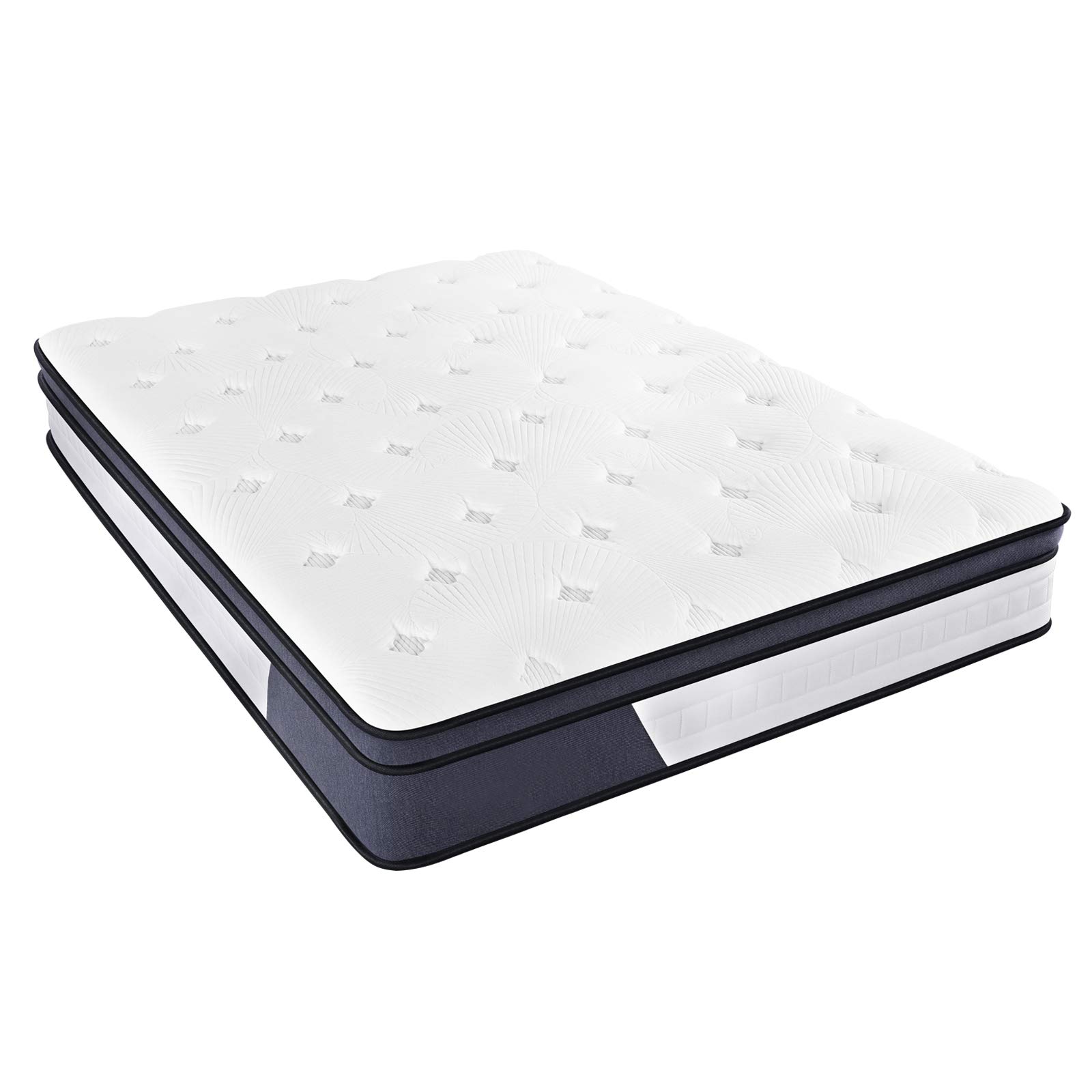 10 Inch King Size Memory Foam Hybrid Mattress - CertiPUR-US Certified Gel Particle Support for Back Pain Relief - Perfect for Bedroom, Guest Room & RV Sleeping Comfort