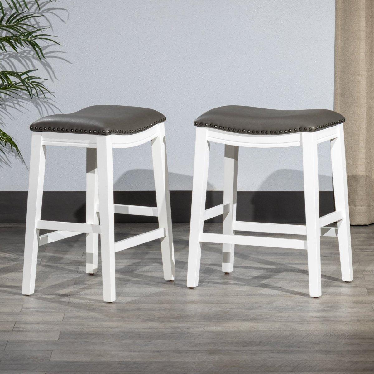 DTY Indoor Living Aurora Saddle Stool - 25