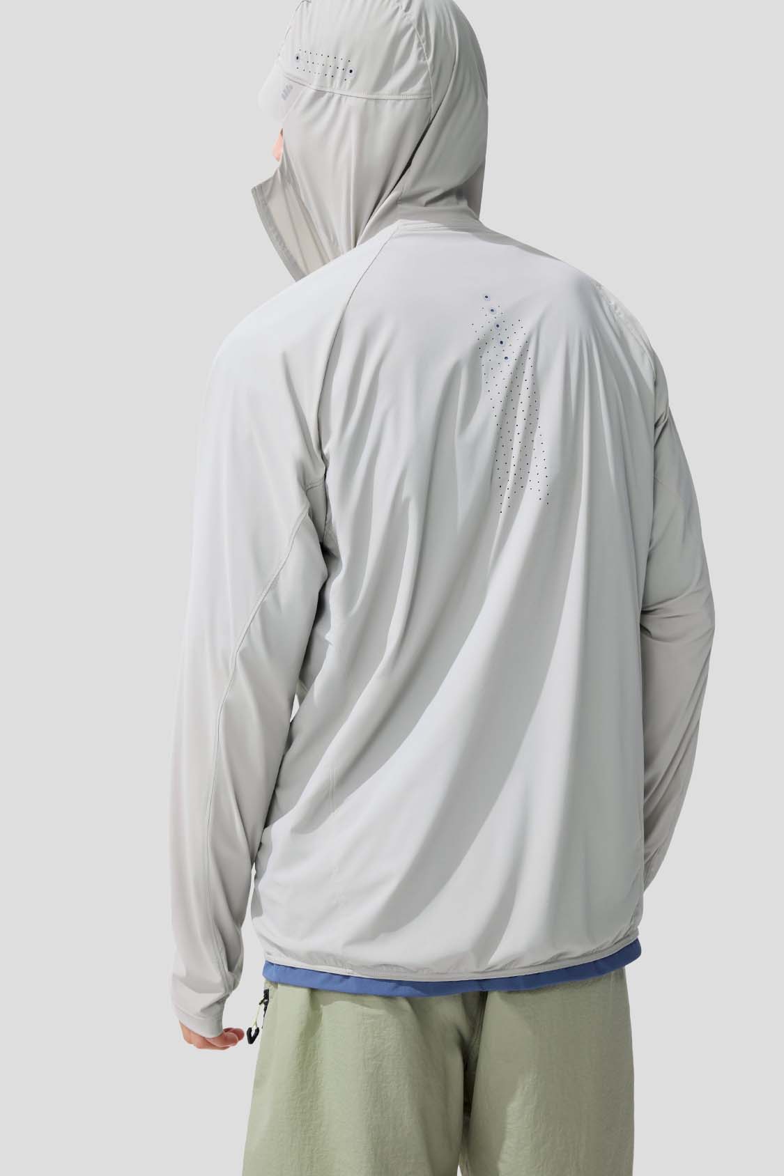 Aero Men's Ultra Light Cooling Sports Sun Jacket UPF100+ - Breathable Sun Protection for Running, Hiking & Outdoor Activities