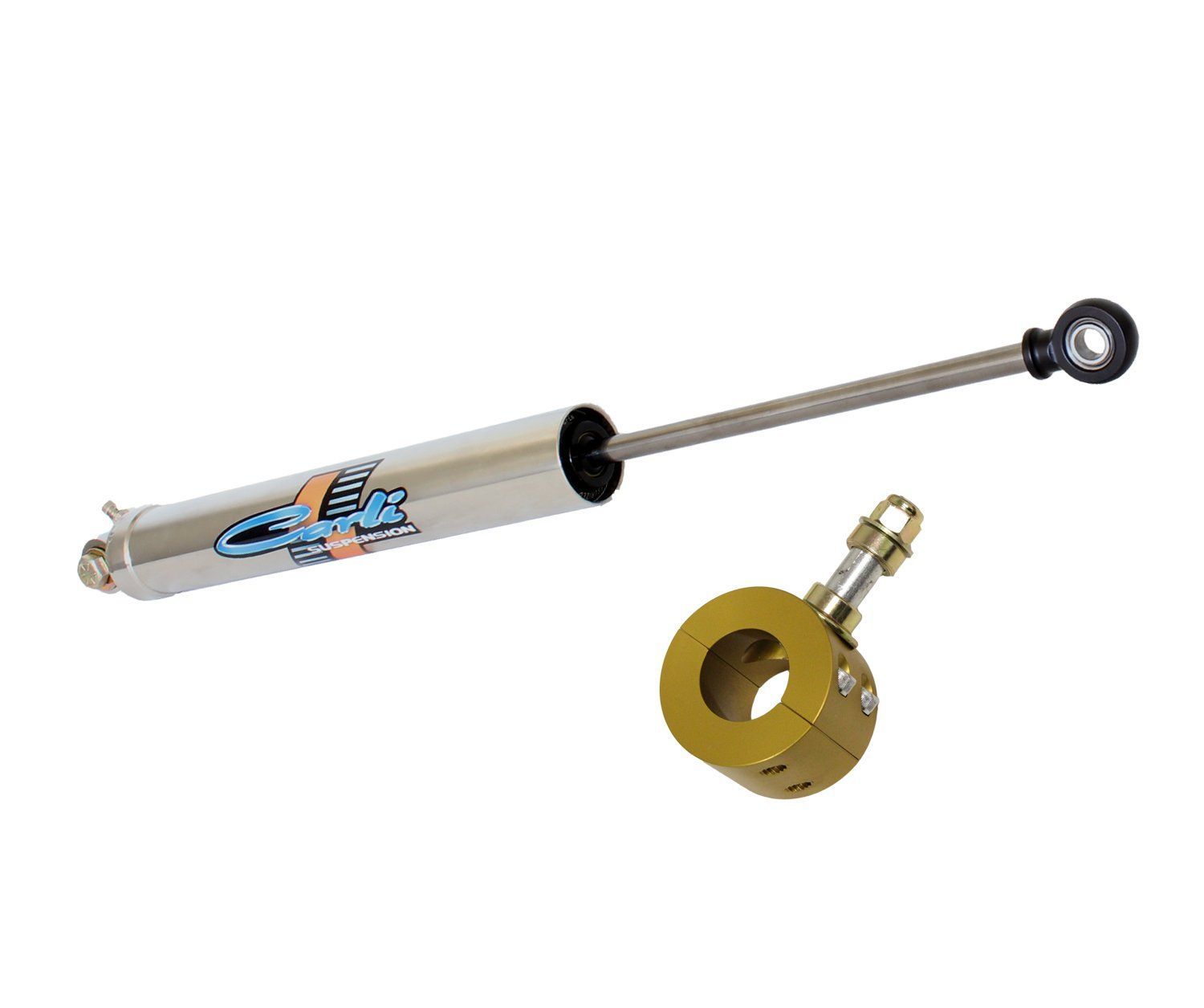 2003-2012 Dodge Ram 2500/3500 Low Mount Steering Stabilizer Kit - Heavy Duty Shock Absorber for Off-Road, Towing & Smooth Ride Control