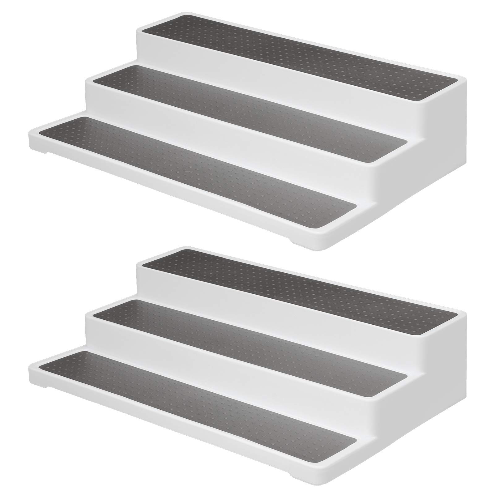 Non-Slip Spice Rack & Cabinet Organizer - Space Saving Storage for Kitchen, Bathroom, Cosmetics | Perfect for Pantry, Vanity & Countertop Organization