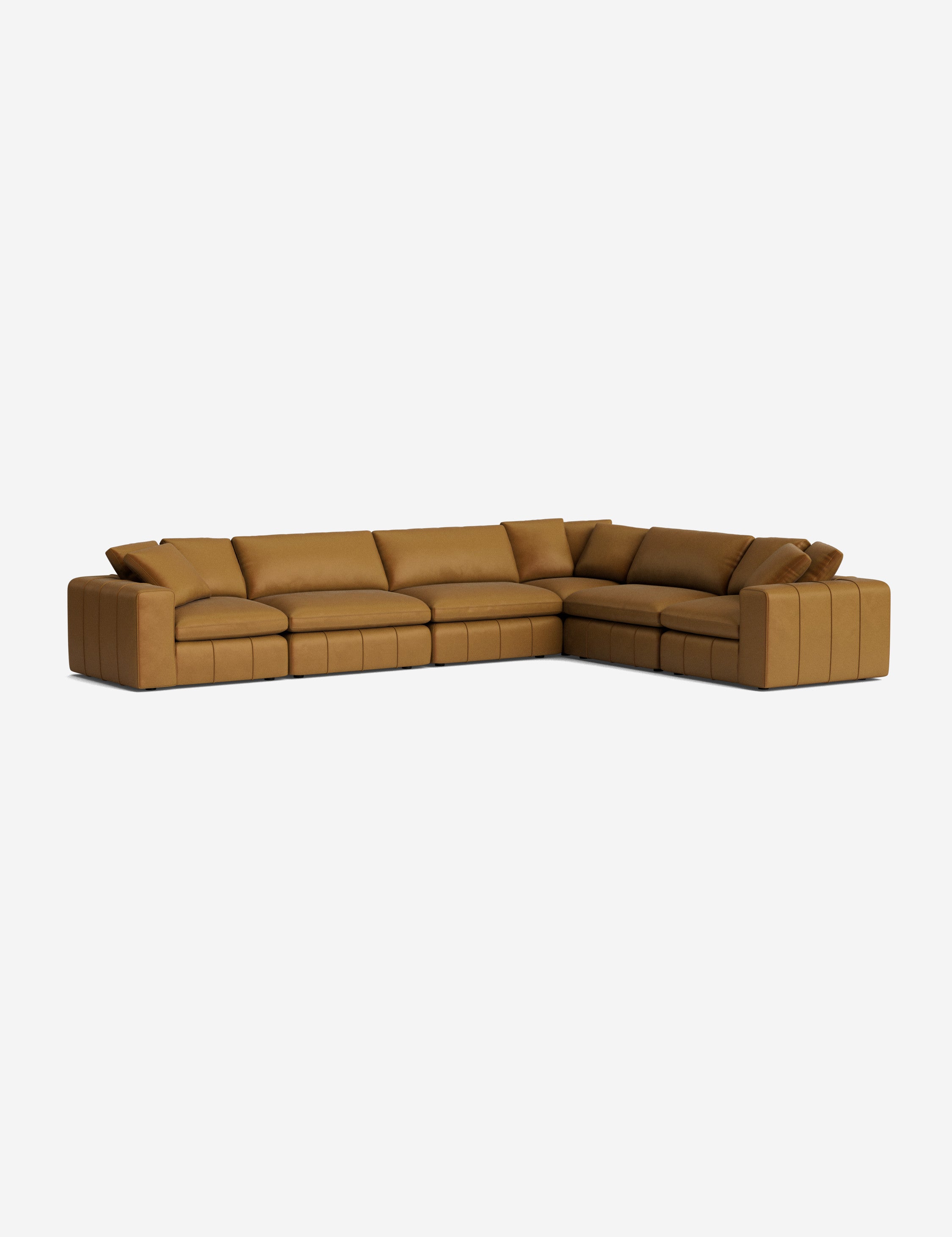 Capella Modular Corner Sectional Sofa - Modern L-Shaped Couch for Living Room, Home Theater & Lounge Areas | Customizable Comfortable Furniture
