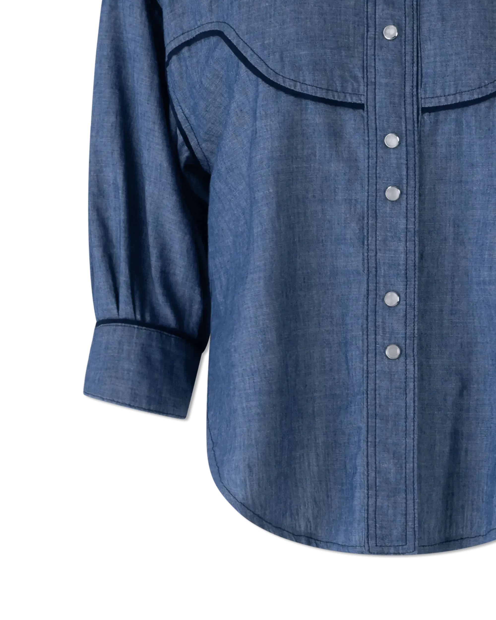 Stylish Embroidered Denim Shirt for Men & Women | Vintage Wash Cotton Button-Up Top | Casual Wear, Street Fashion & Outdoor Activities