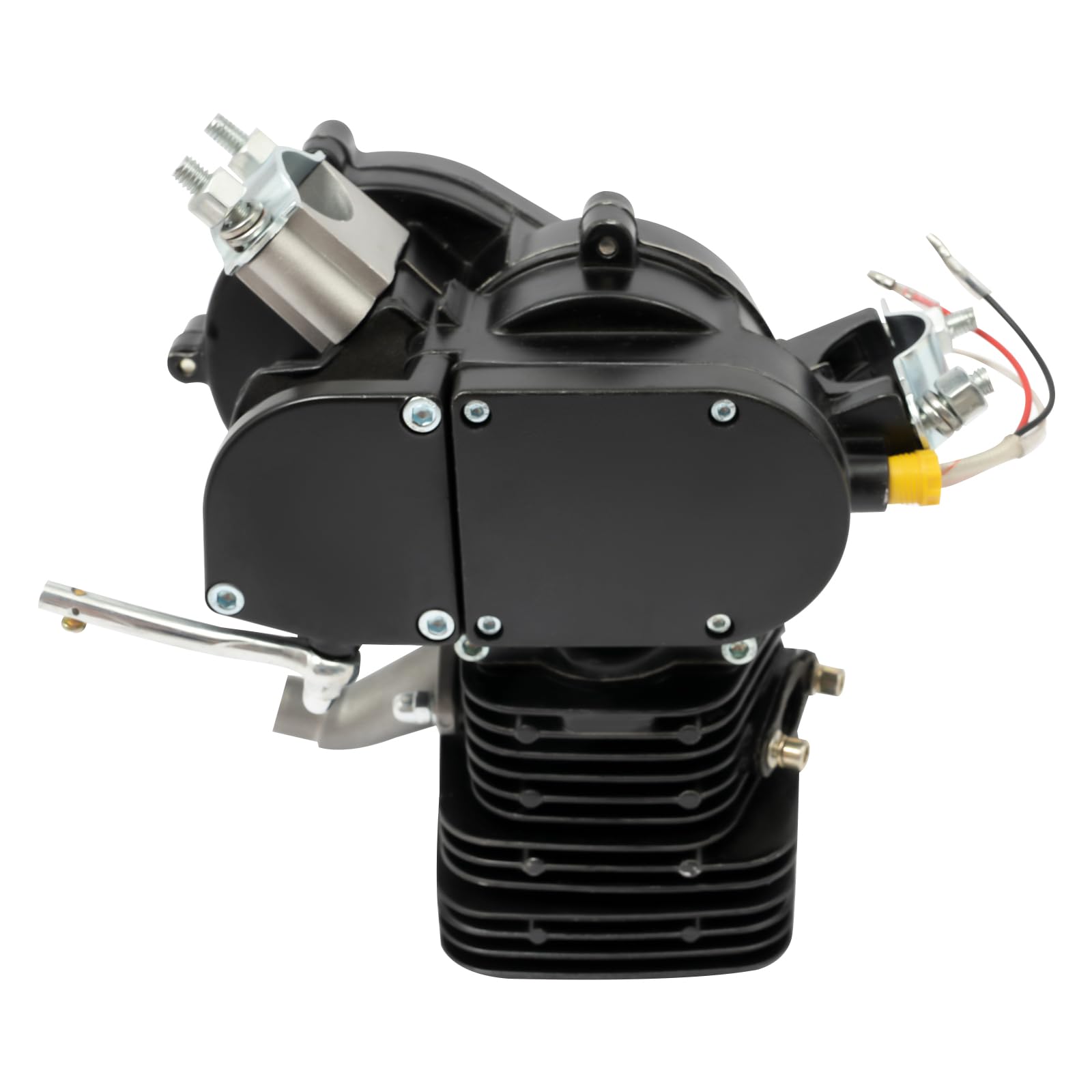Upgrade 110CC 2 Stroke Gas Powered Bicycle Engine Kit with CDI System & Foot Pedal Start - Compatible with 26/28 Inch Bikes (Black) - Perfect for Commuting, Off-Road Adventures & Motorized Bike Conversions