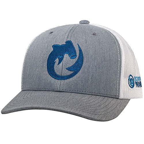 Circling Hammerhead - H. Gray/White