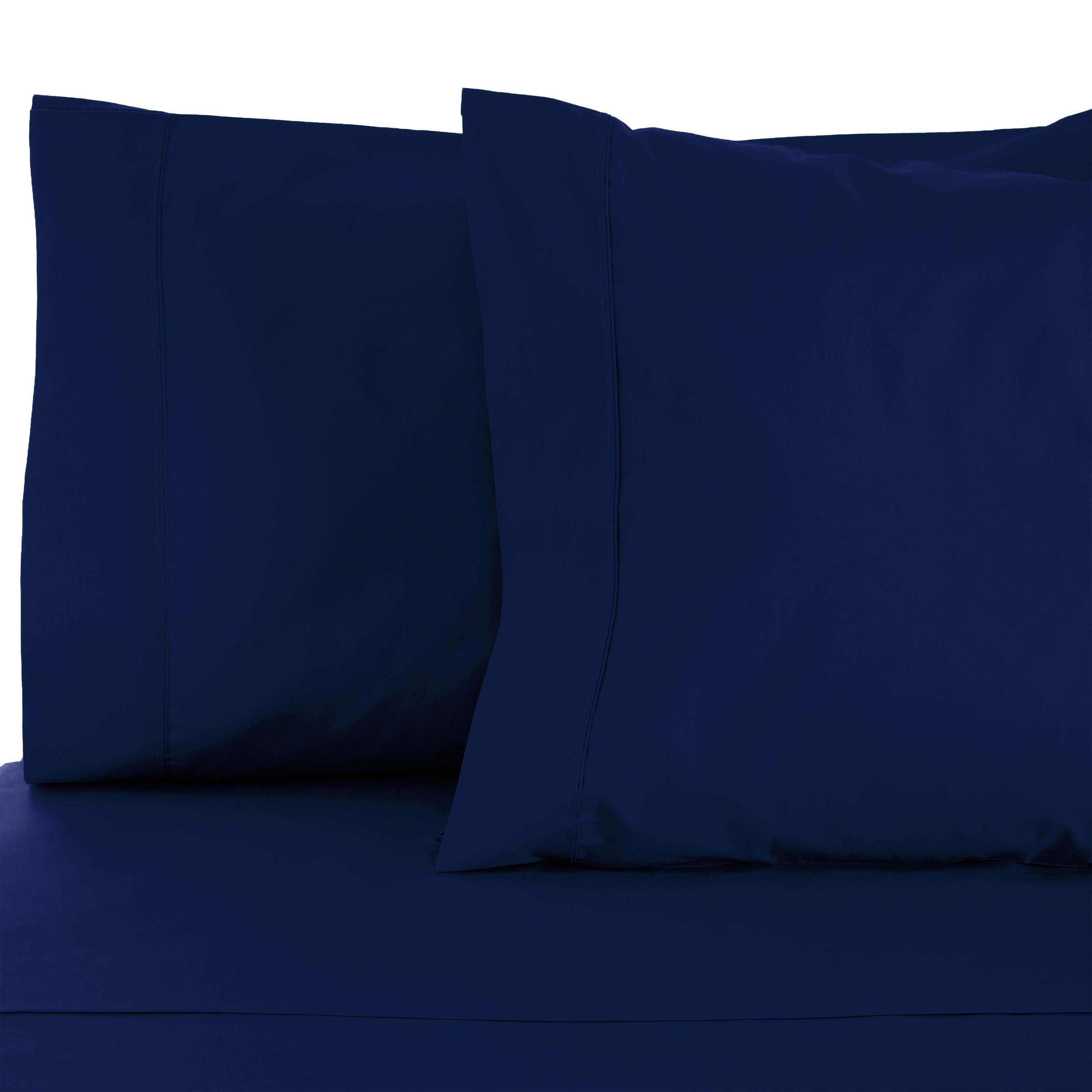 Premium 800 Thread Count Cotton Blend Pillowcases (Set of 2) - Ultra Soft & Breathable Bedding for Side Sleepers, Hotel Luxury Feel - Perfect for Master Bedroom, Guest Room & Travel Accessories