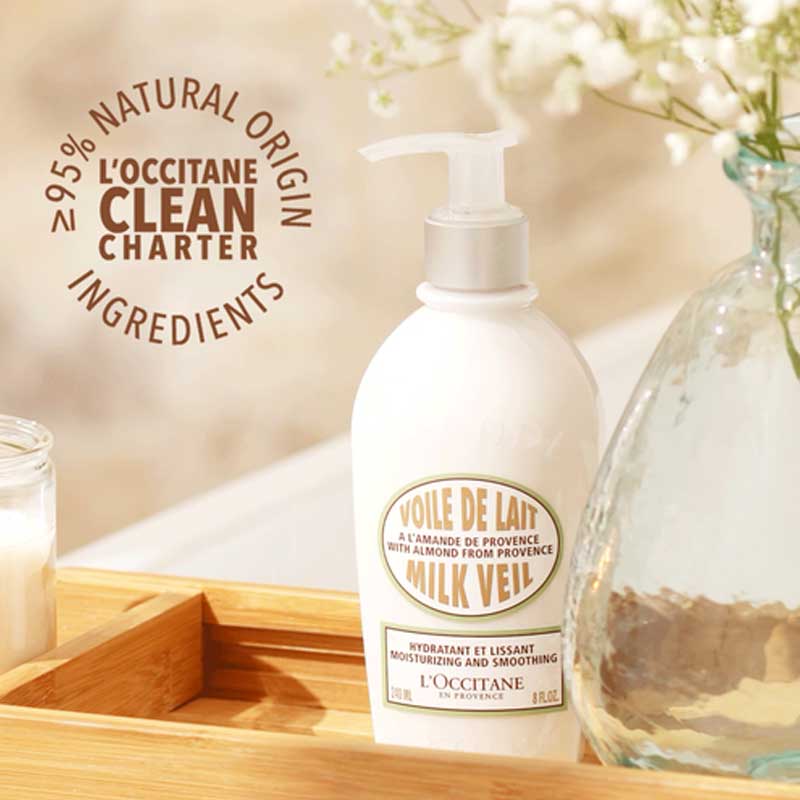 L'OCCITANE Almond Milk Veil - Hydrating Face Moisturizer for Dry Skin | Daily Skincare Routine & Night Cream for Women & Men
