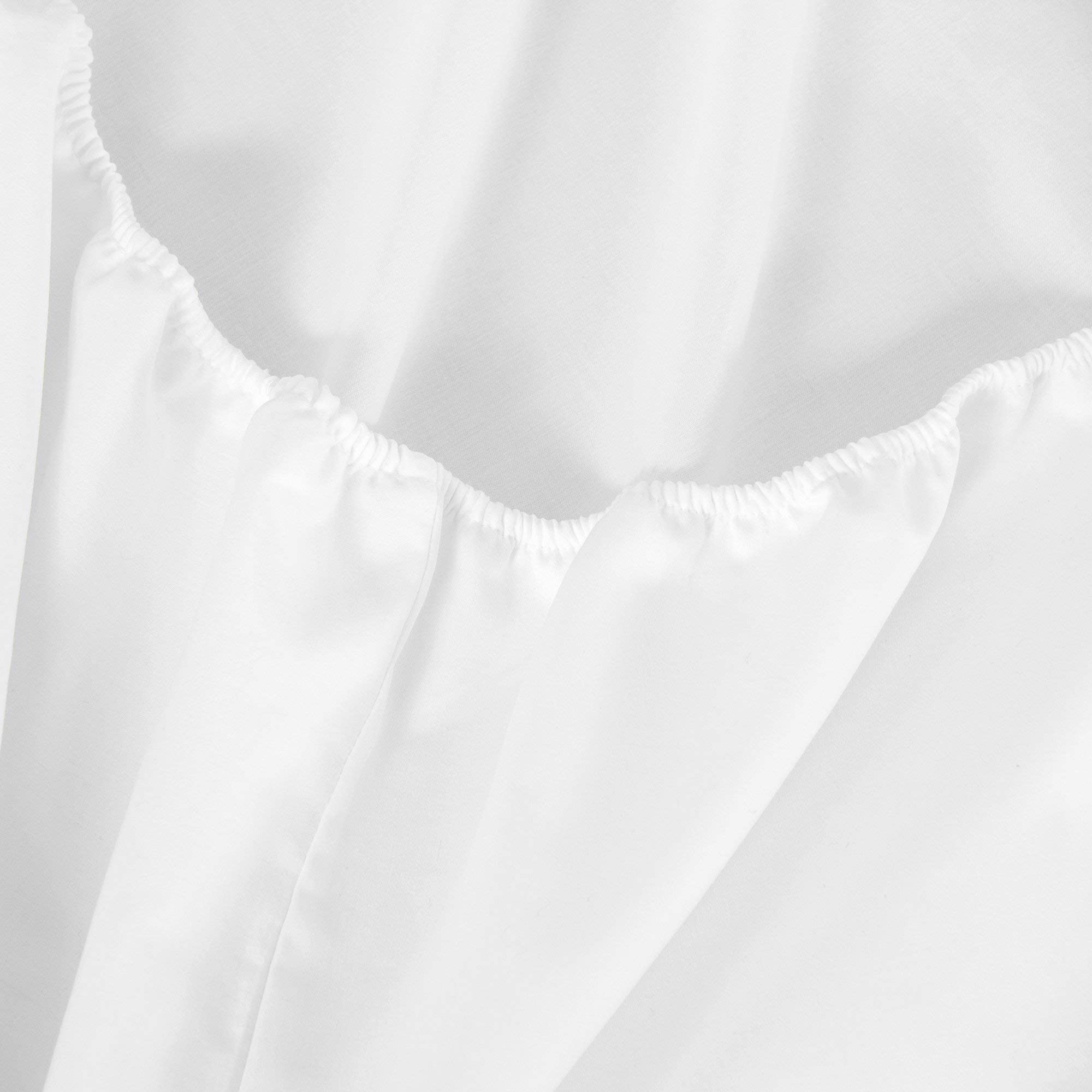 H by Frette Sateen Fitted Sheet Queen Size - 100% Long-Staple Cotton Luxury Bed Sheet | Ultra Soft, Silky & Breathable | Perfect for Master Bedroom, Guest Room & Hotel Use