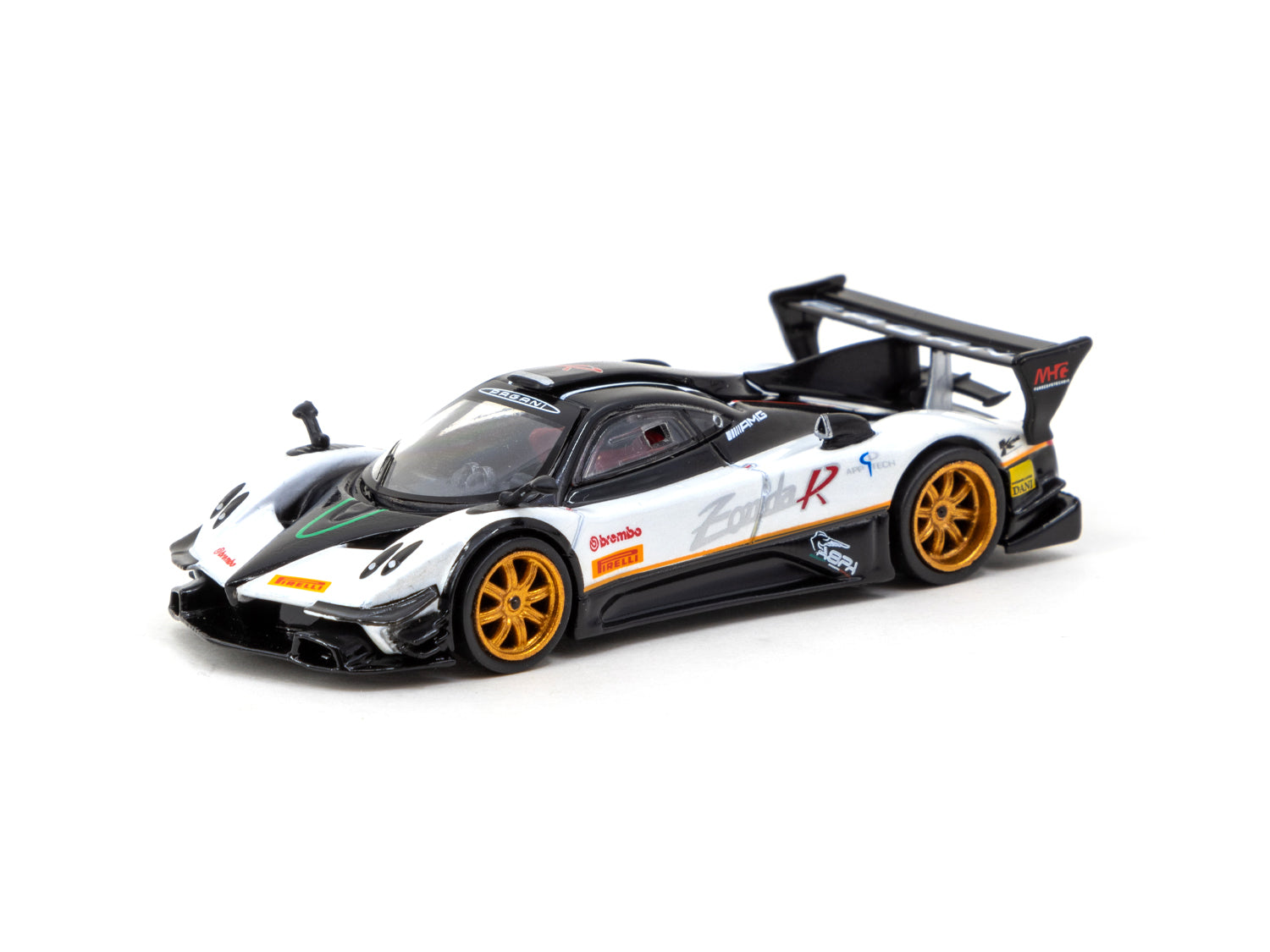 Tarmac Works 1/64 Pagani Zonda Revolución Bianco Benny Diecast Model Car - Premium Collectible for Car Enthusiasts & Display for Home/Office Decor