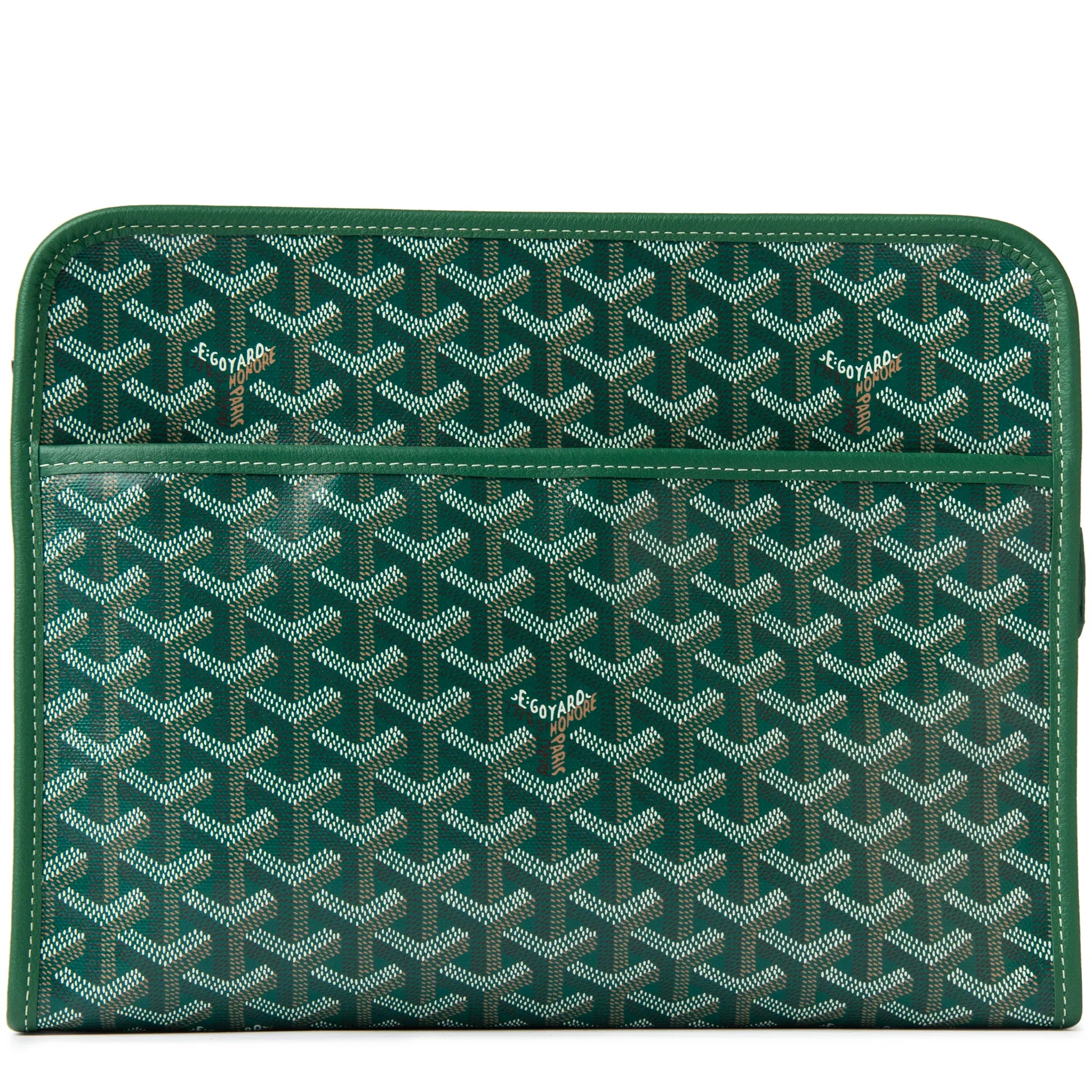 Goyard Jouvence GM Green Washbag | Luxury Waterproof Travel Cosmetic Bag for Women & Men | Perfect for Travel, Gym, and Everyday Use