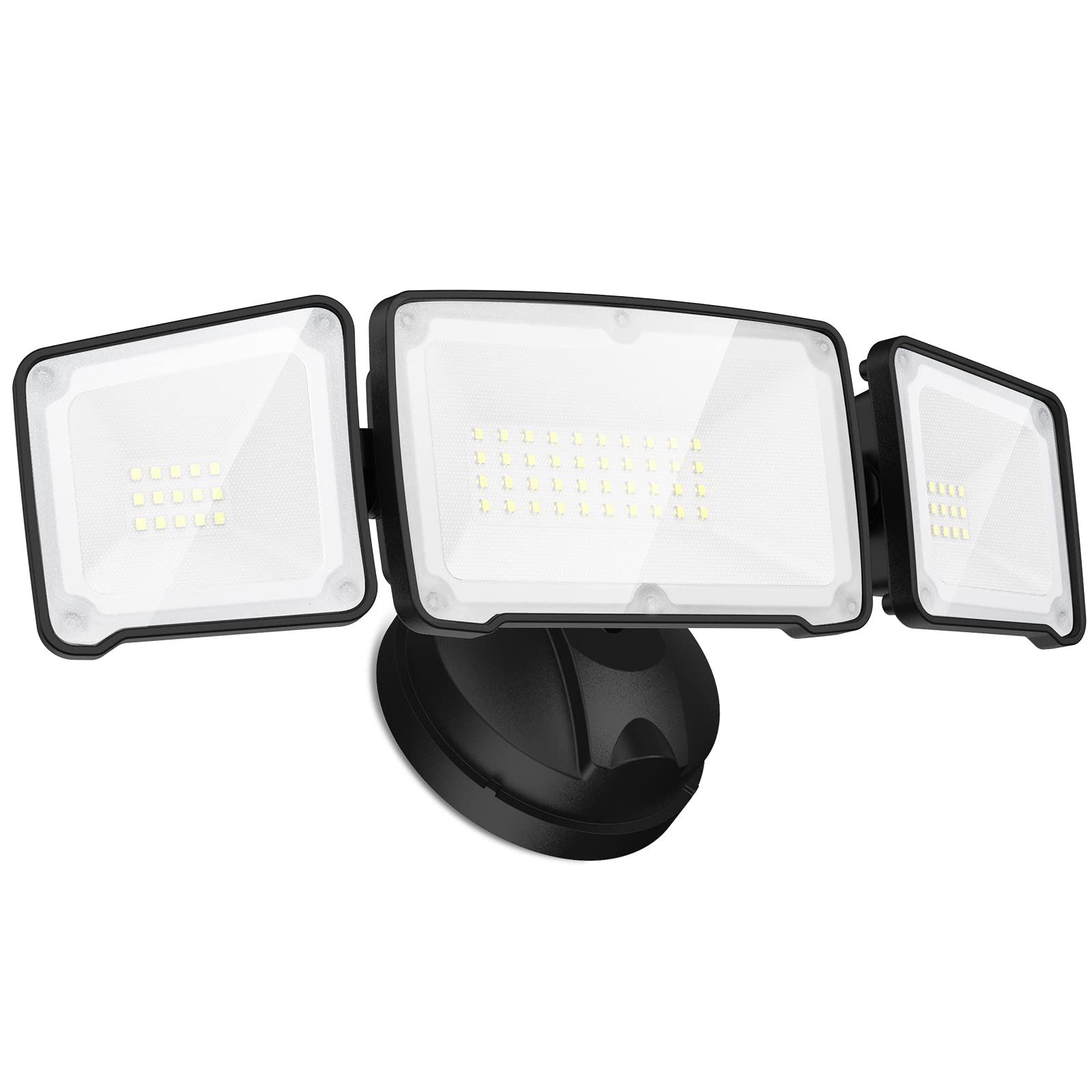 LEPOWER 3500LM & 3000LM LED Flood Lights - Outdoor Security Lighting for Backyard, Garage, and Commercial Use - Energy Efficient On/Off Switch - Waterproof & Durable Design