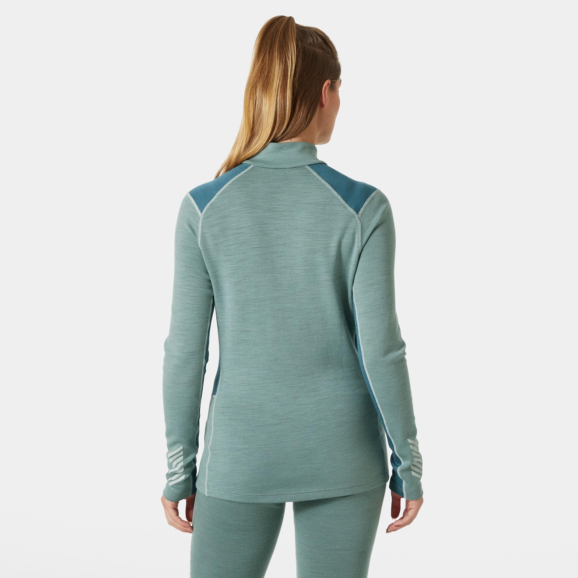 Helly Hansen Women's LIFA Merino Midweight Half-Zip Base Layer Top - Warm Thermal Underwear Shirt for Skiing, Hiking & Winter Outdoor Activities