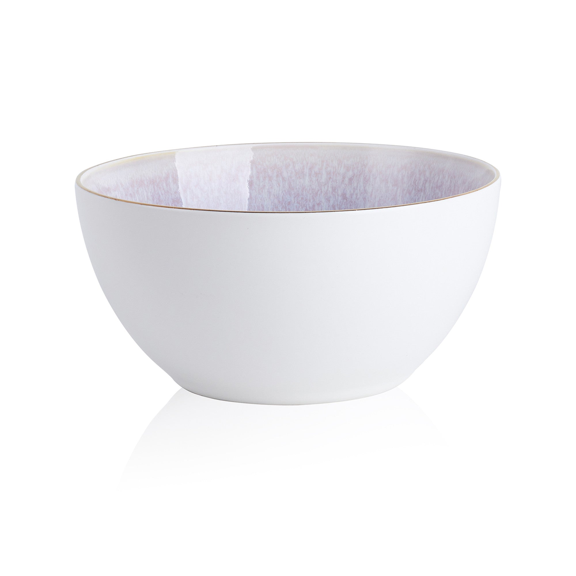 Josephine Porcelain Bowl - Elegant Lavender Floral Design, Handcrafted Ceramic Soup & Dessert Dish - Perfect for Dining, Home Decor, and Gift Giving