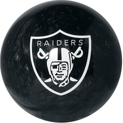 KR Strikeforce NFL Las Vegas Raiders Engraved Bowling Ball - Official Team Logo Design for Bowling Enthusiasts | Perfect for Game Nights, League Play, and Raiders Fan Gifts