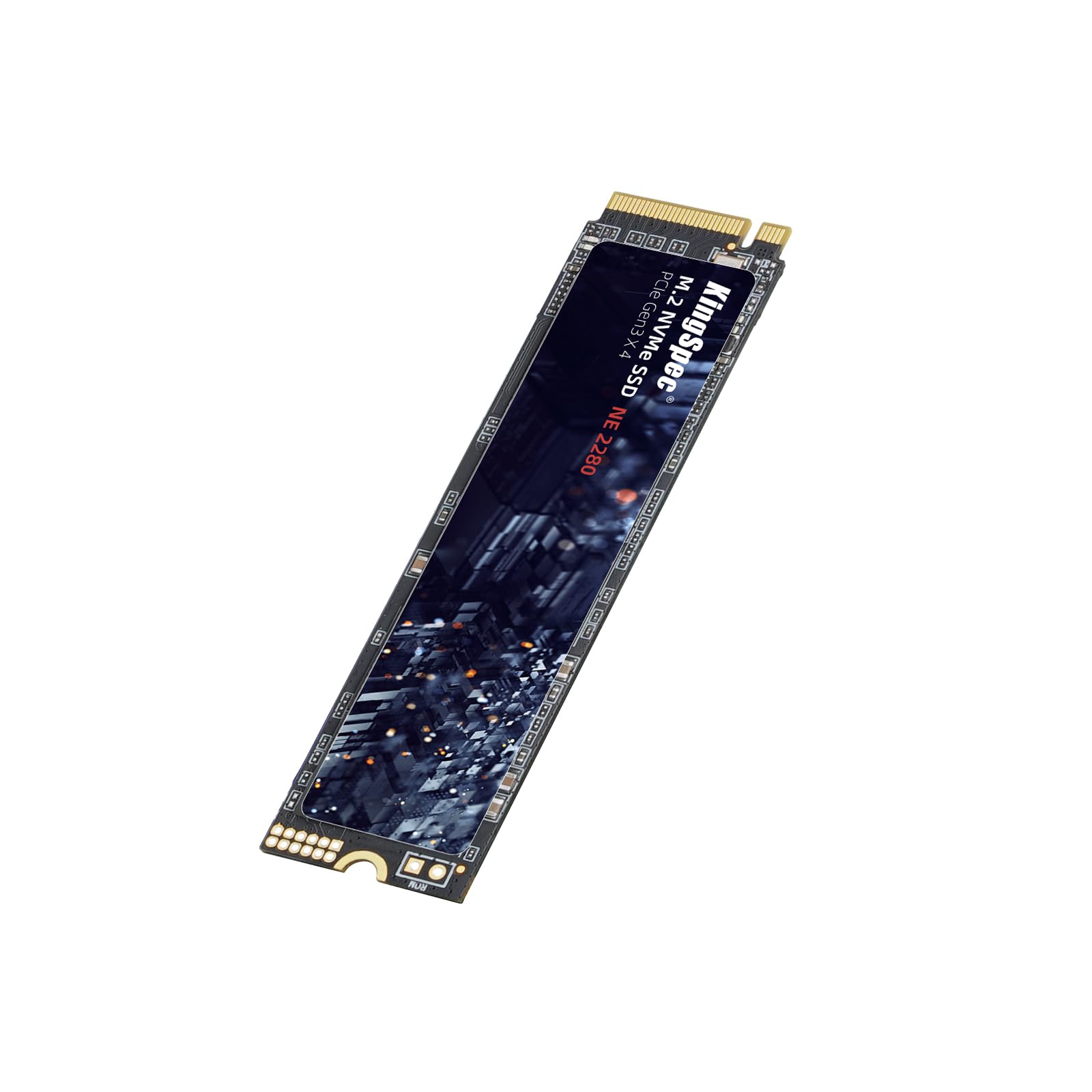 KingSpec 1TB M.2 NVMe SSD - Gen3x4 2280 Internal Solid State Drive with 3D NAND Flash, Up to 2400MB/s Read Speed - Compatible with Laptops & Desktops - Perfect for Gaming, Video Editing & Fast Boot Times