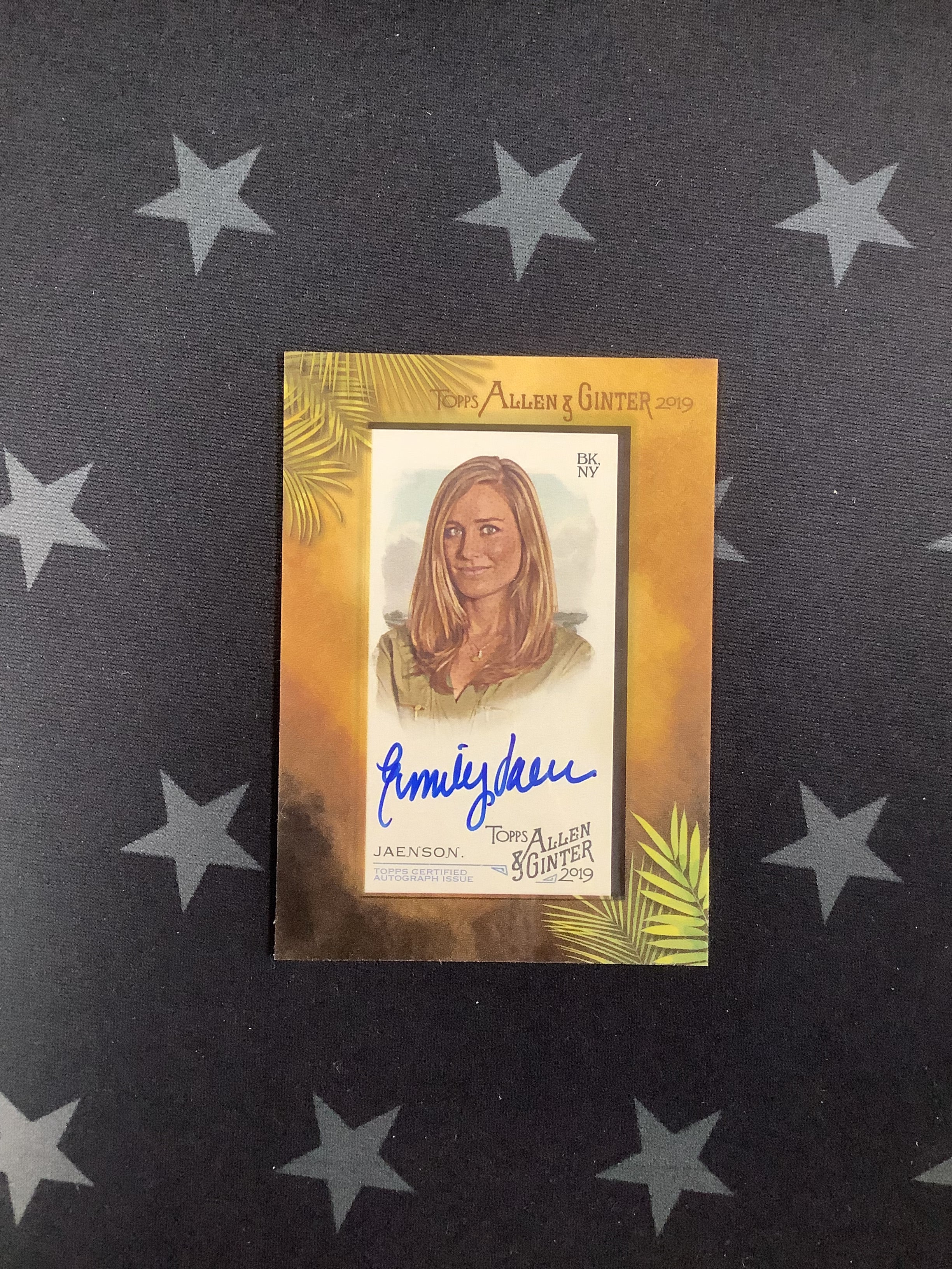 2019 Topps Allen & Ginter Emily Jaenson Autograph Baseball Card #ME EJA - Perfect for Collectors, Sports Memorabilia Fans & Trading Card Enthusiasts